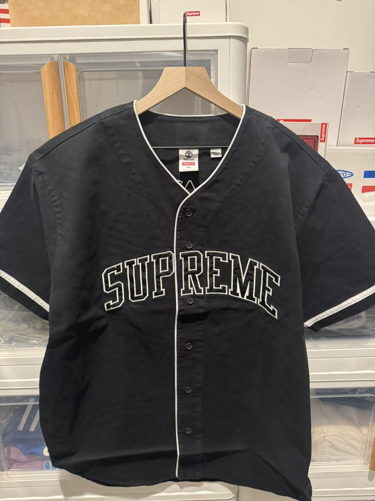 Supreme Timberland Baseball Jersey | Grailed
