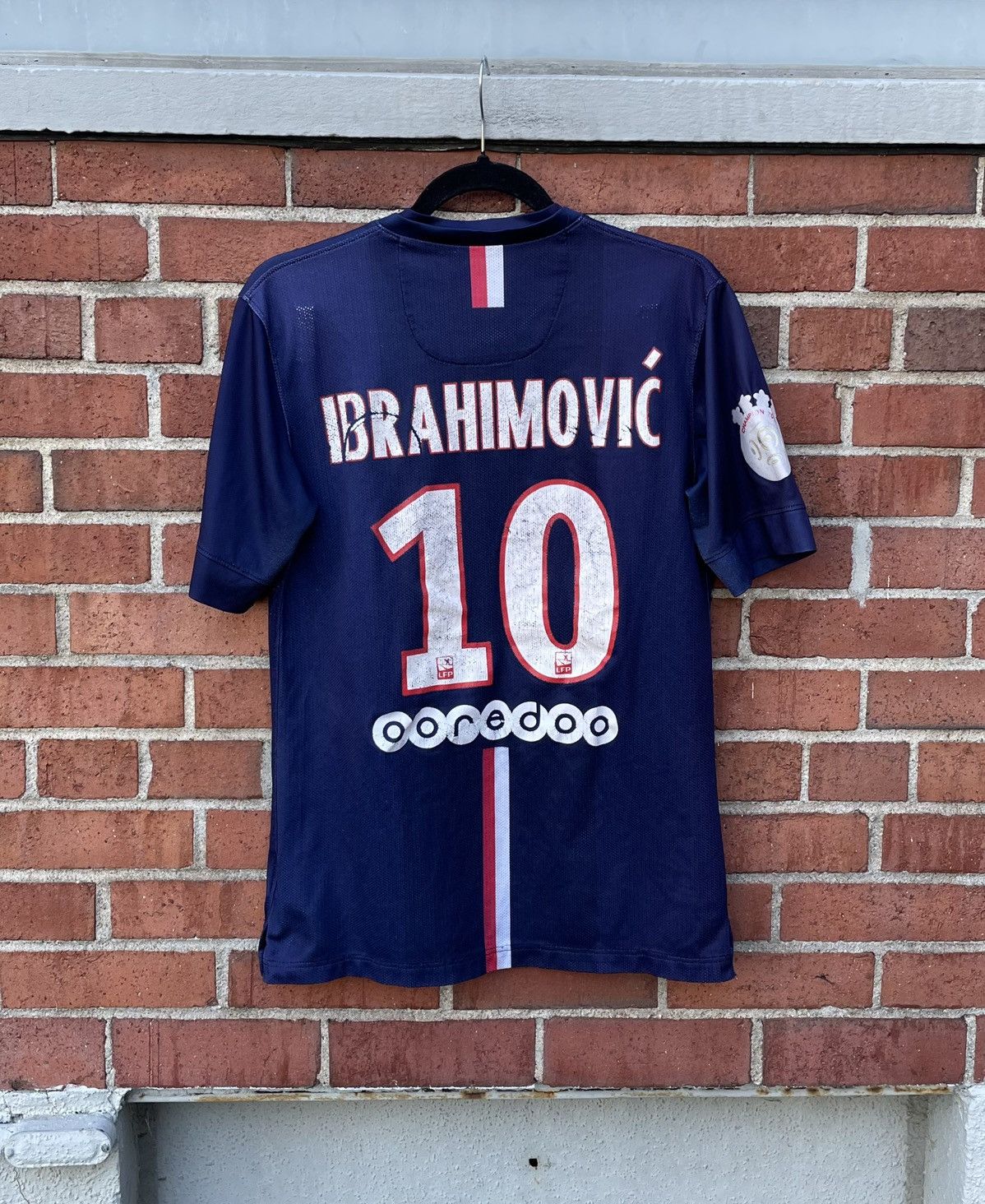Nike PSG Paris Saint Germain Home Football Shirt 2014 Ibrahimovic Size US L / EU 52-54 / 3 - 8 Thumbnail