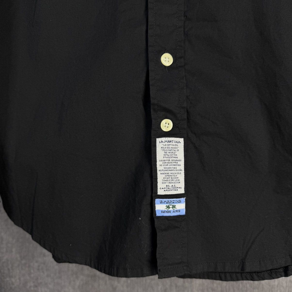 La Martina Vintage La Martina Buenos Aires Argentina button shirt polo Size US M / EU 48-50 / 2 - 8 Thumbnail