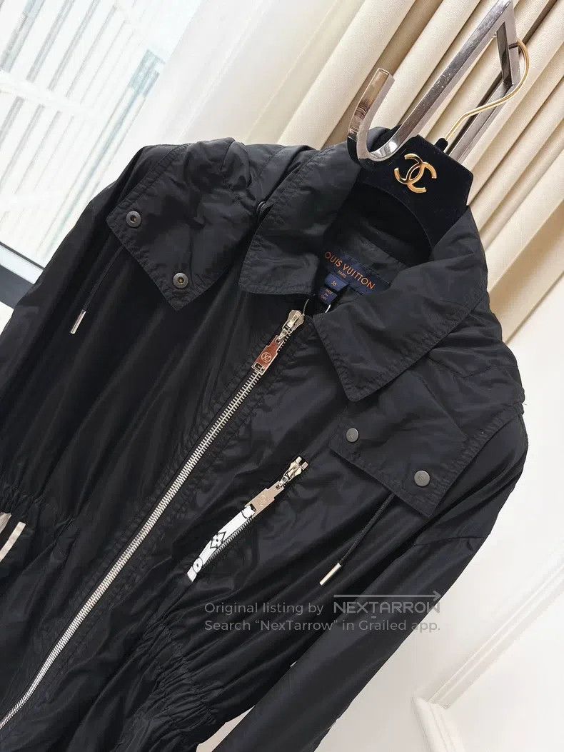 Louis Vuitton Louis Vuitton Black Hooded Blazer Jacket Size XS / US 0-2 / IT 36-38 - 4 Thumbnail