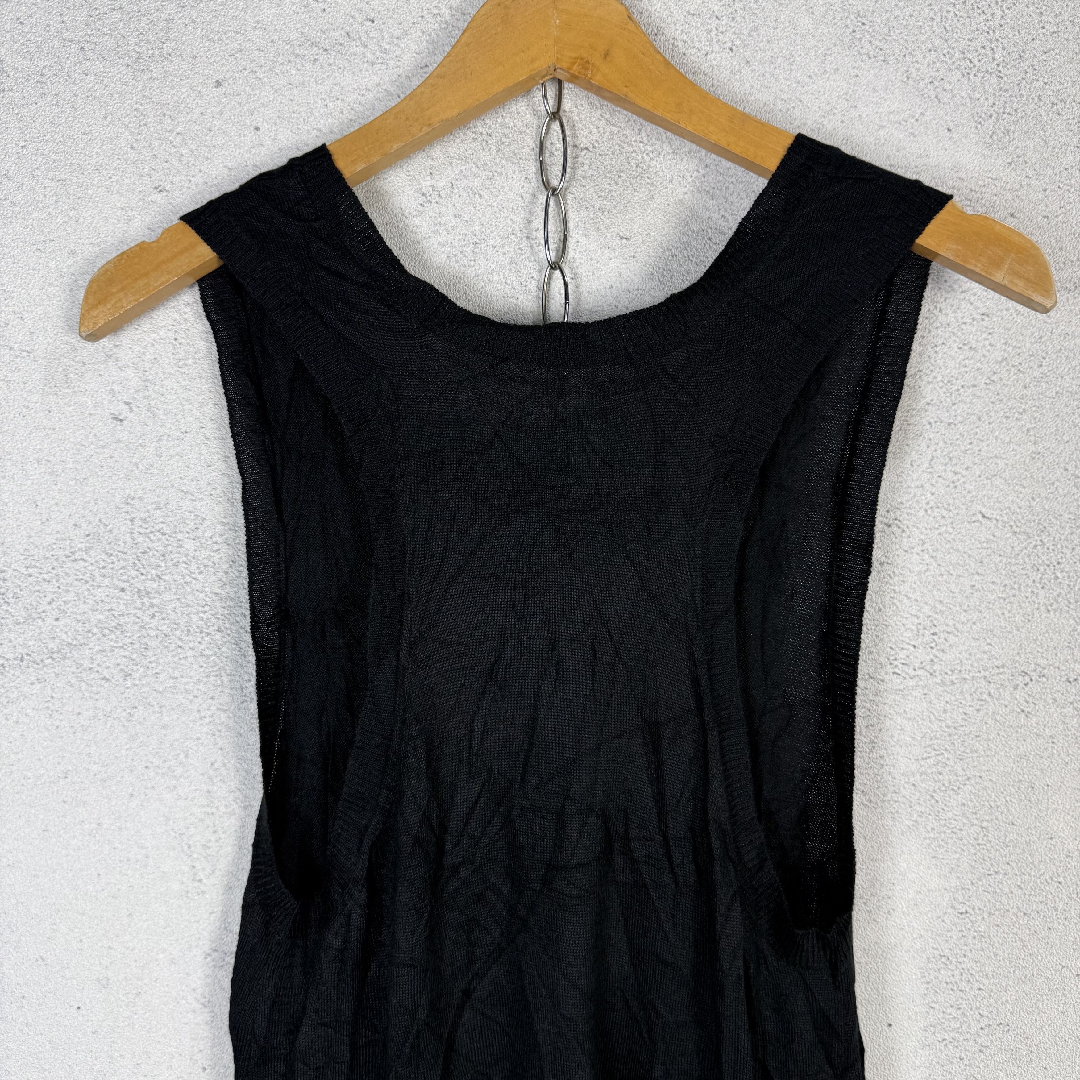 Limi Feu Limie Feu Black Mini Tank Dress Size S / US 4 / IT 40 - 4 Thumbnail