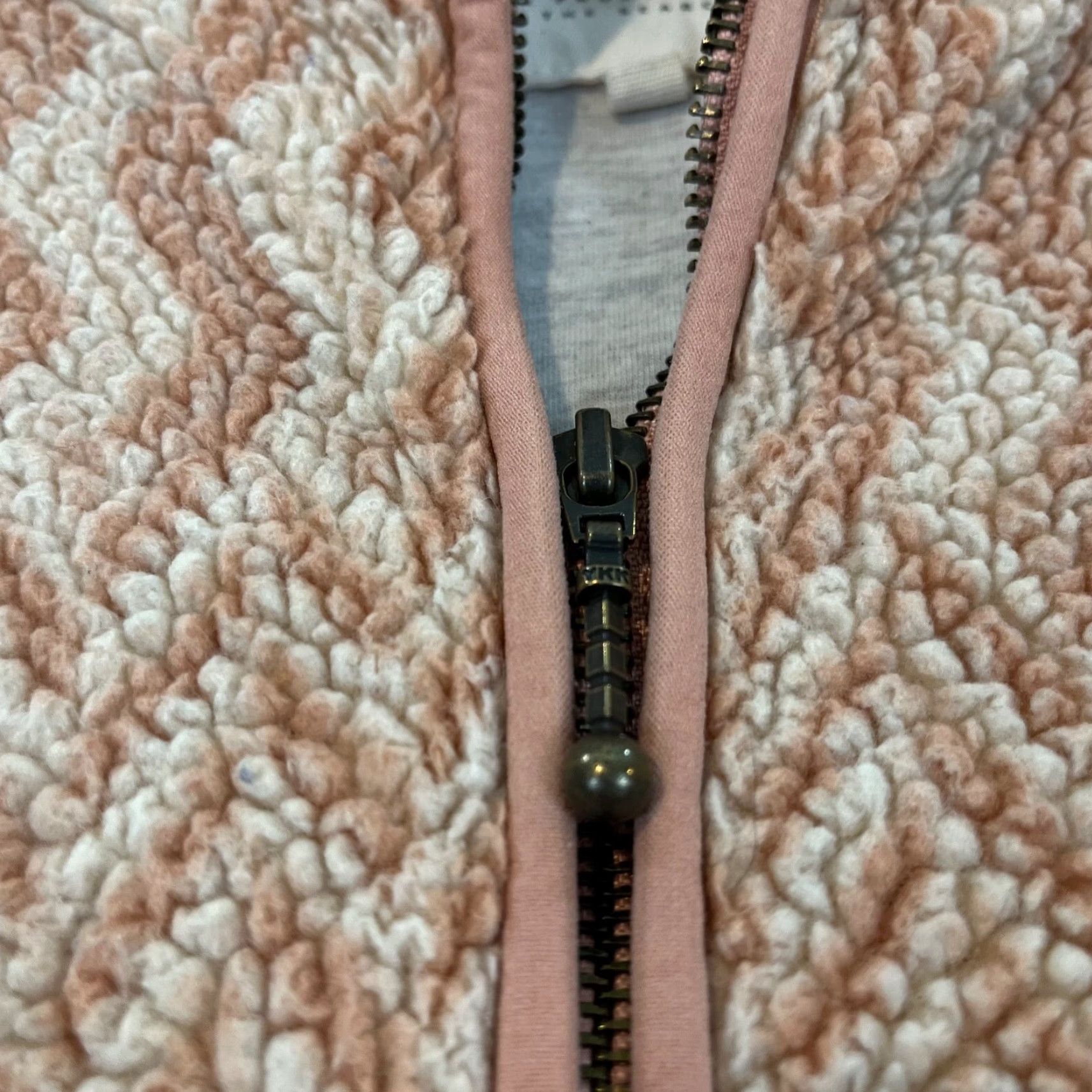 Rip Curl RIP CURL Jacket Womens Large Sherpa Pink Cream Anorak Sweater 1/2 Zip Fleece Size L / US 10 / IT 46 - 5 Thumbnail
