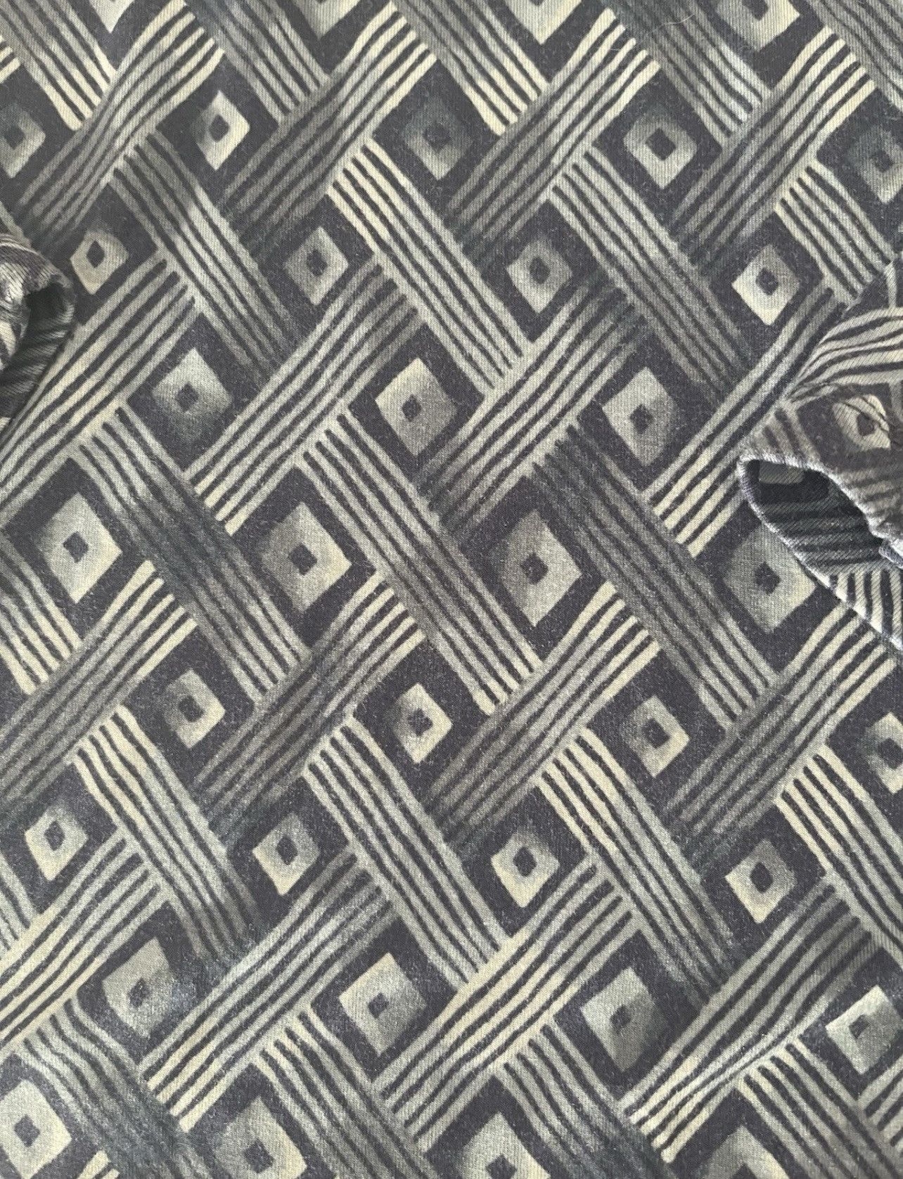 J.McLaughlin J.McLaughlin Women’s Blue Geometric Long Sleeve Blouse L Size L / US 10 / IT 46 - 2 Thumbnail