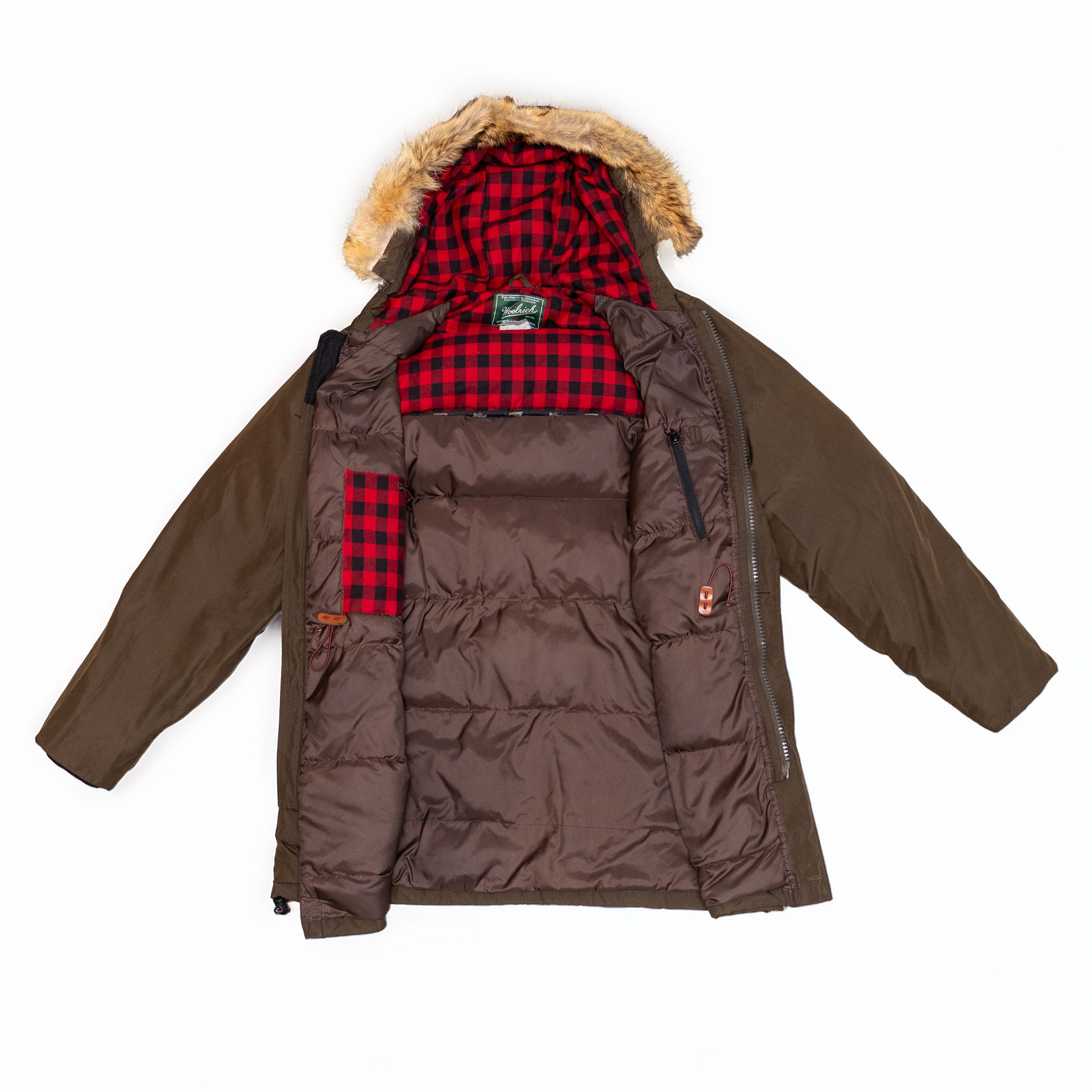 Woolrich Woolen Mills Woolrich Men’s Arctic Parka Jacket with Coyote Fur Hood SZ M Size US M / EU 48-50 / 2 - 3 Thumbnail