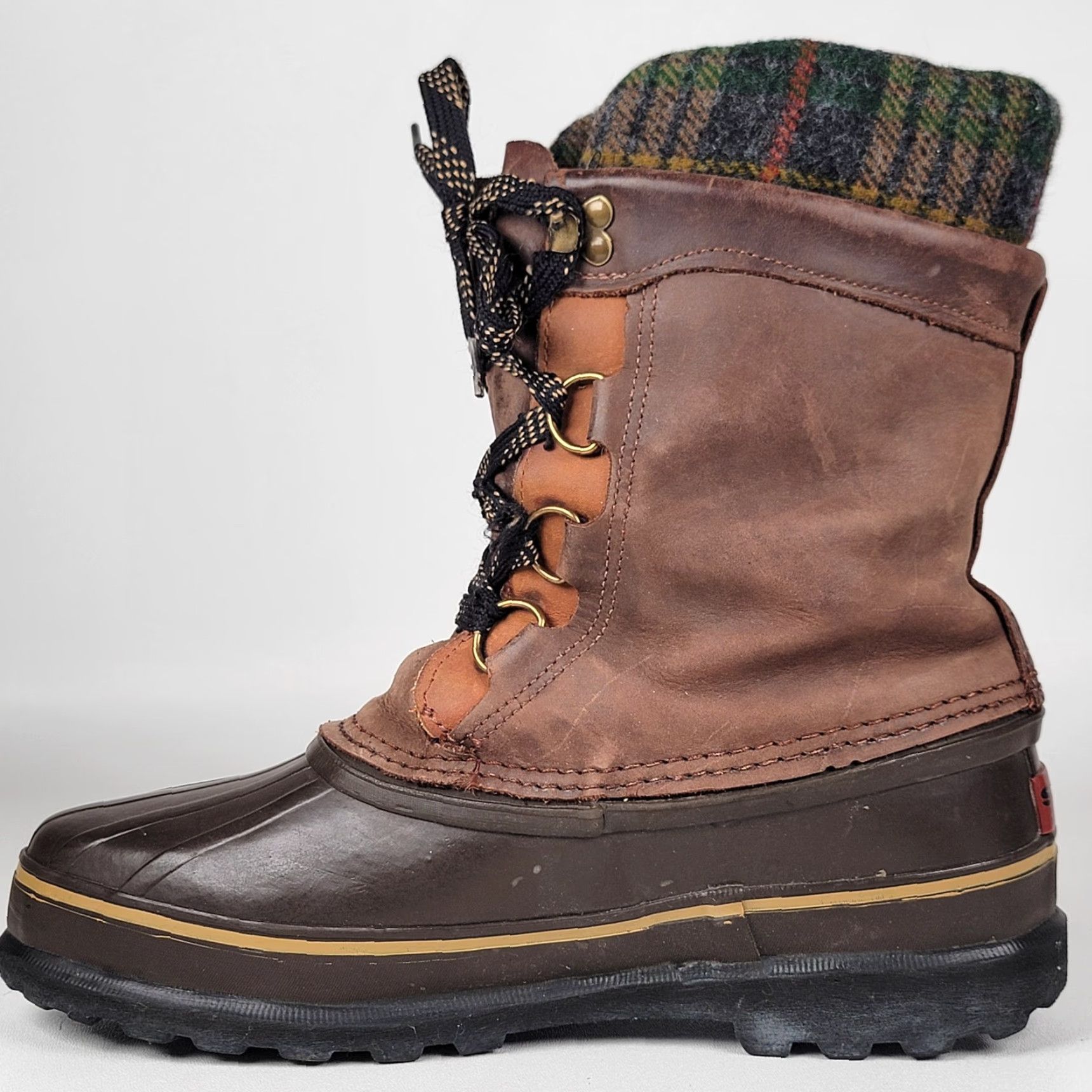 SOREL Sorel Caribou Waterproof Winter Boot 10" Hi Top Lace Up Women's Size 10 Brown Size M / US 6-8 / IT 42-44 - 4 Thumbnail
