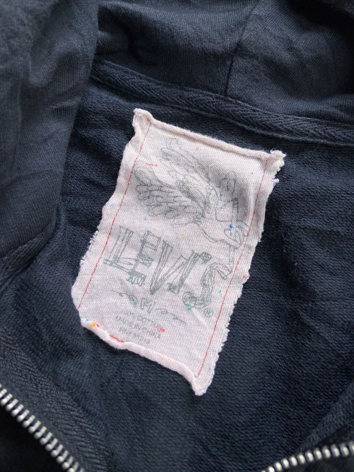 Beauty Beast LEVIS MULTI ZIPPER PUNK SUN FADED STYLE ZIP HOODIE Size US S / EU 44-46 / 1 - 15 Thumbnail
