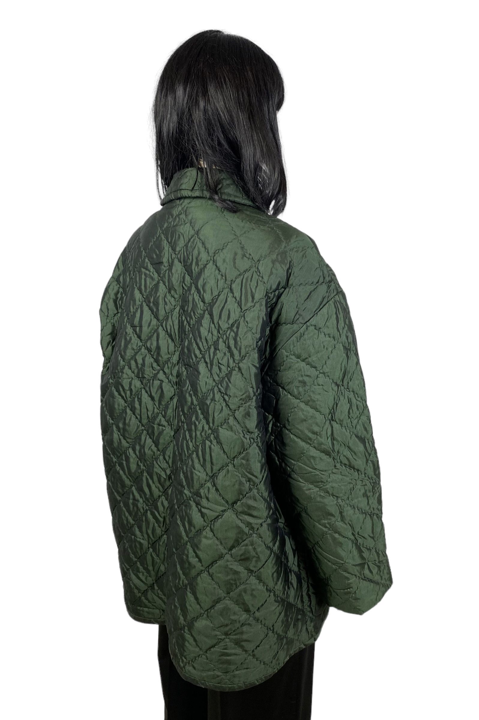 Designer × Vintage Laurel Vintage Quilted Silk Jacket size 34 Size XS / US 0-2 / IT 36-38 - 6 Thumbnail