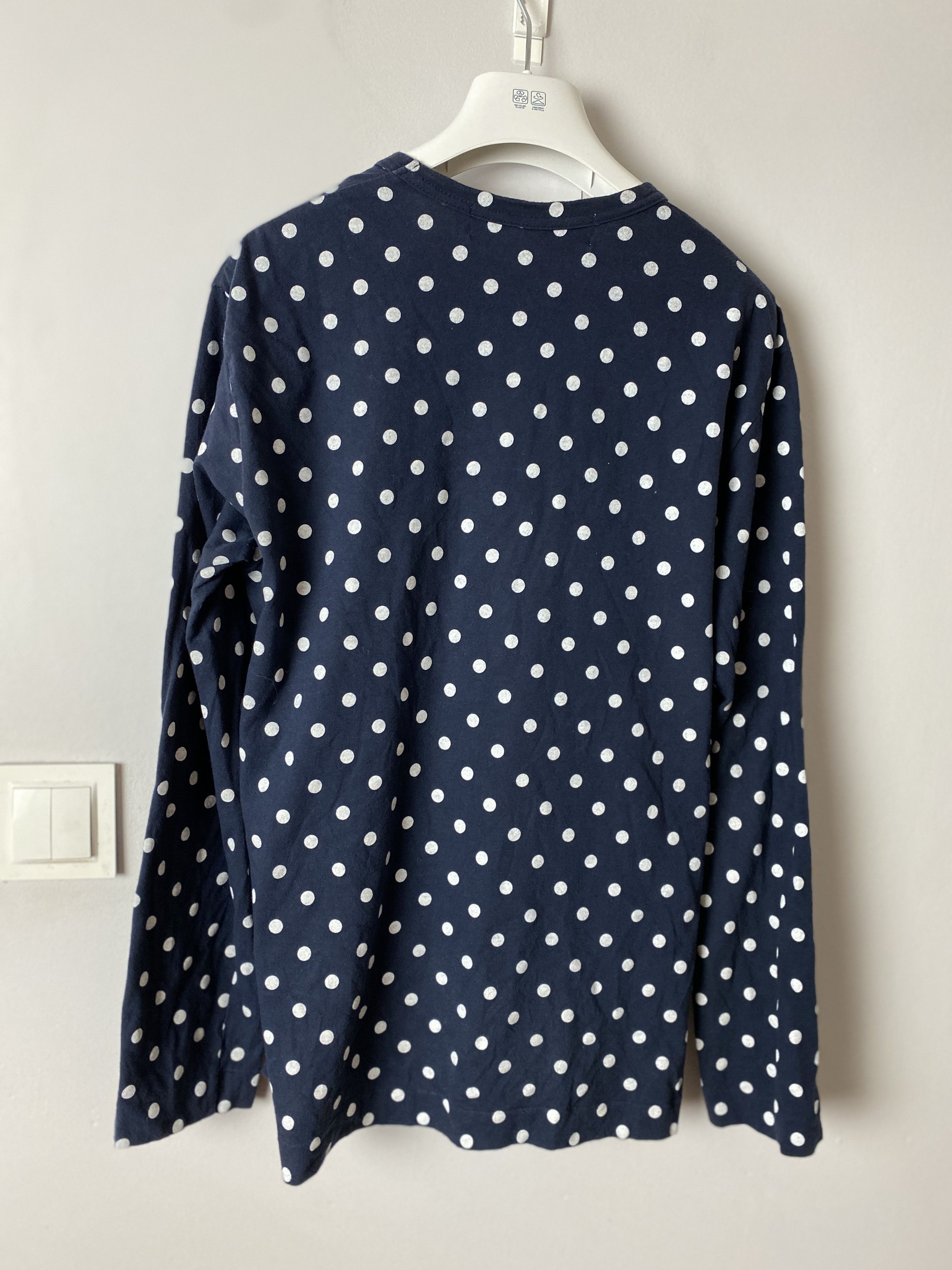 Comme des Garcons × Comme des Garcons PLAY CDG Comme des Garcons Play Polka dot long sleeve t-shirt Size US M / EU 48-50 / 2 - 6 Thumbnail