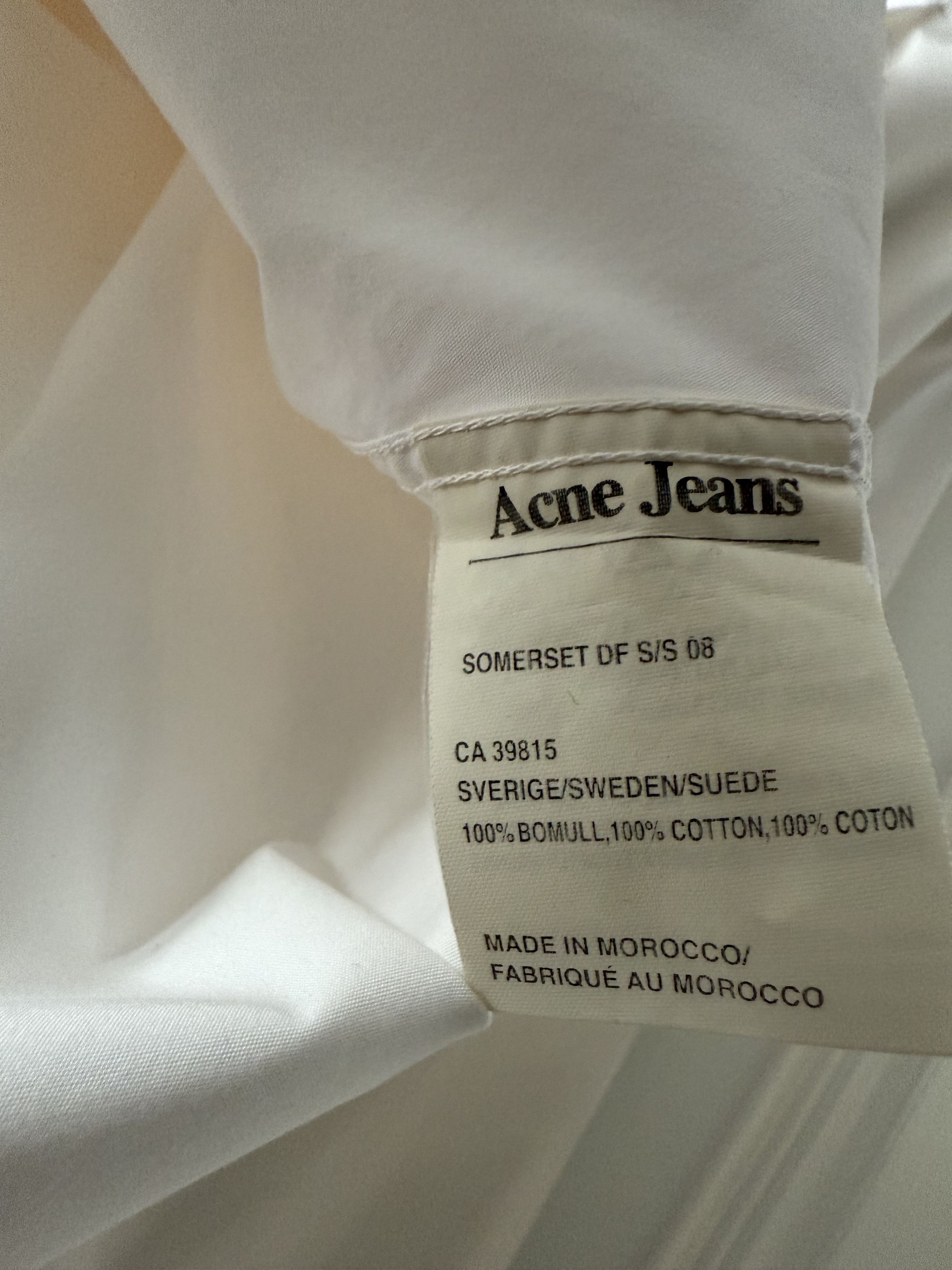 Acne Studios ACNE JEANS SHIRT SIZE 46 Light pink Size US S / EU 44-46 / 1 - 10 Thumbnail
