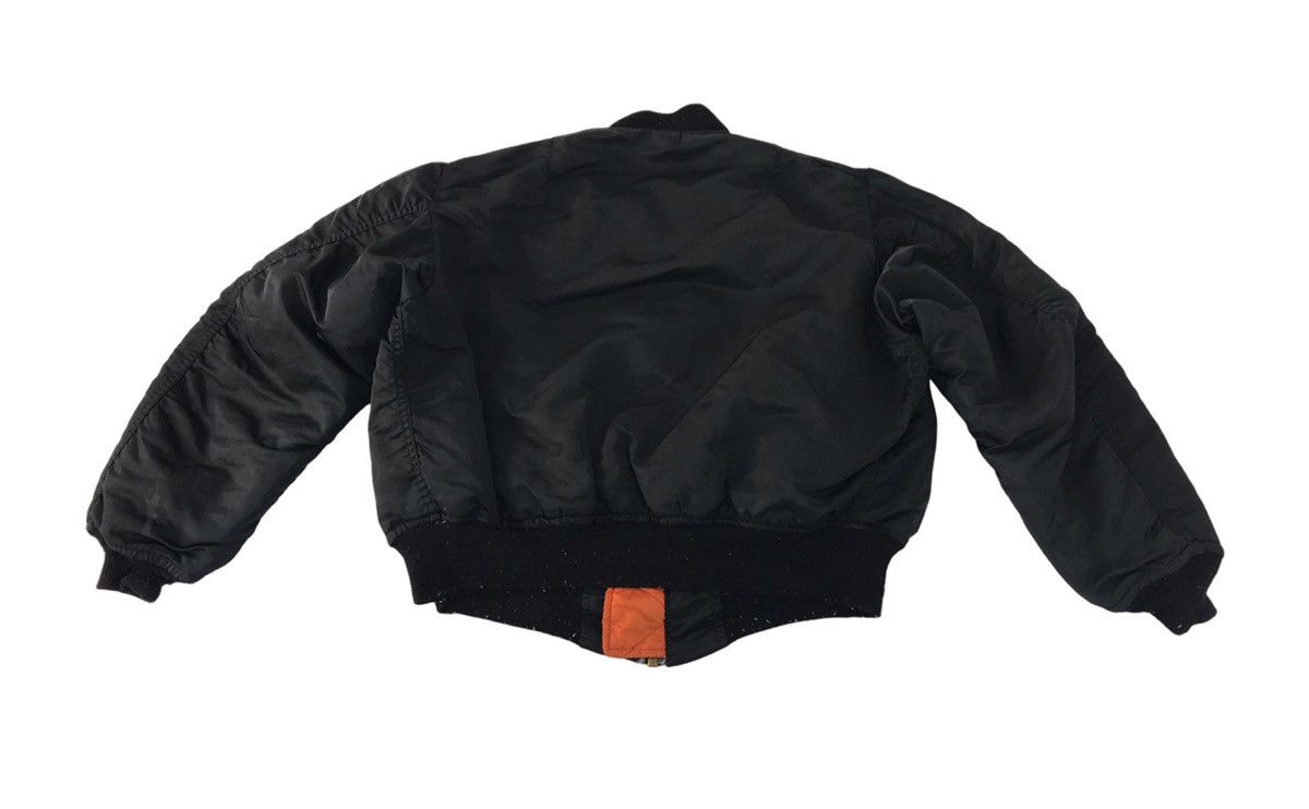 Other 90s USAF Flyer Military Bomber Jacket Type MA1 Flight Down Size US XL / EU 56 / 4 - 2 Thumbnail