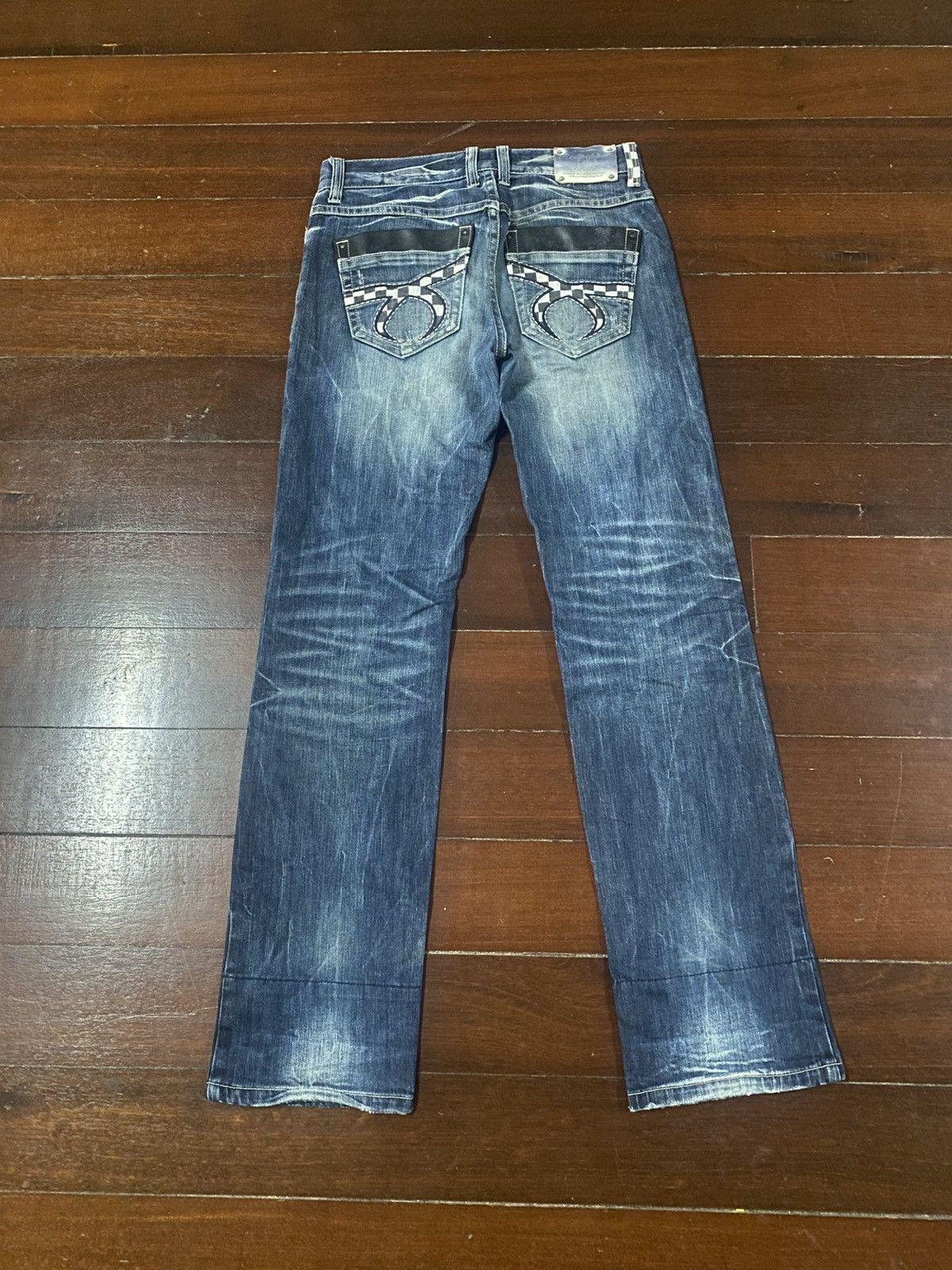 If Six Was Nine Flare Red Papper If six Was Nine Style Buckle Back Denim ☠️🎌 Size US 34 / EU 50 - 10 Thumbnail