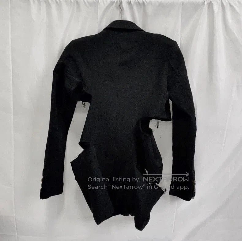 Comme des Garcons CDG Deconstructed Blazer Jacket XS. Size US XS / EU 42 / 0 - 2 Thumbnail