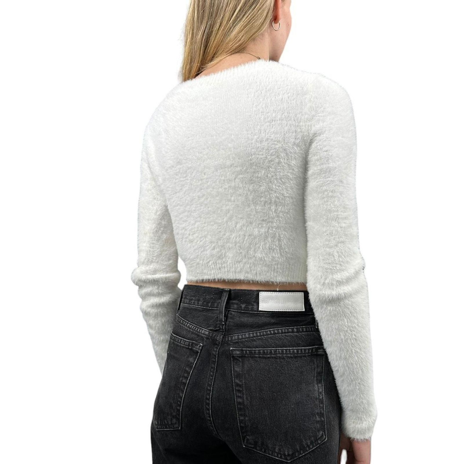 Aritzia Sunday best white fur top Size S / US 4 / IT 40 - 4 Thumbnail
