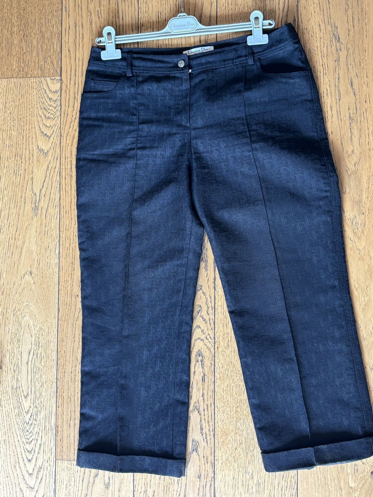 Dior Christian Dior Boutique Oblique Monogram Trousers Size 28" / US 6 / IT 42 - 1 Thumbnail