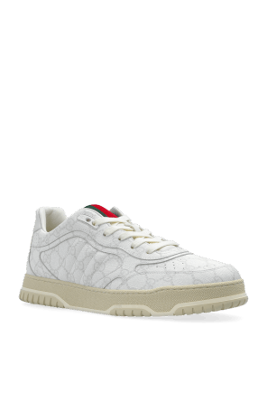 Gucci o1loc1c0426 816665 Men's Gucci Re-Web Sneakers in White Size US 8 / EU 41 - 3 Thumbnail