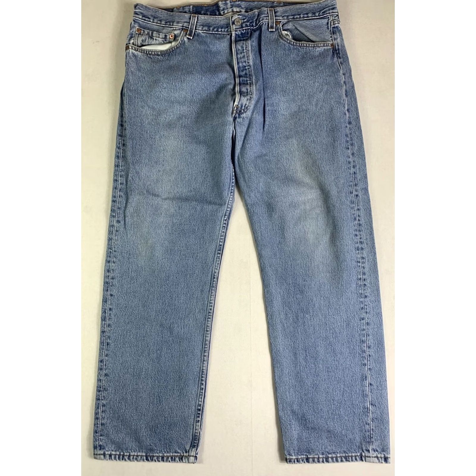 Levi's VINTAGE Levi's 501 Denim Jeans Mens 40x30 Blue USA Y2K Size US 37 - 5 Thumbnail
