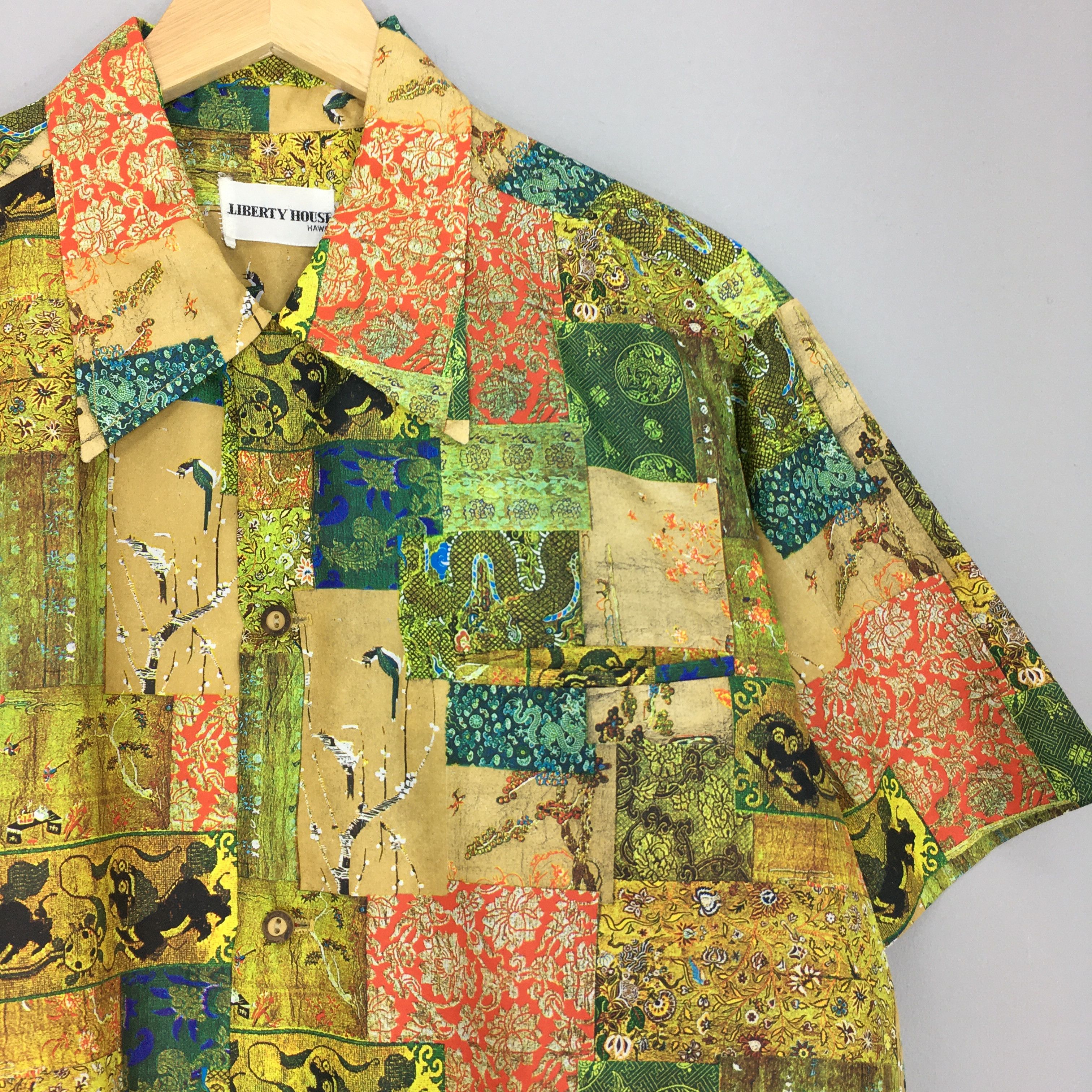 Other Vintage Liberty House Hawaii Paisley Silk Shirt XLarge Size US XL / EU 56 / 4 - 2 Thumbnail