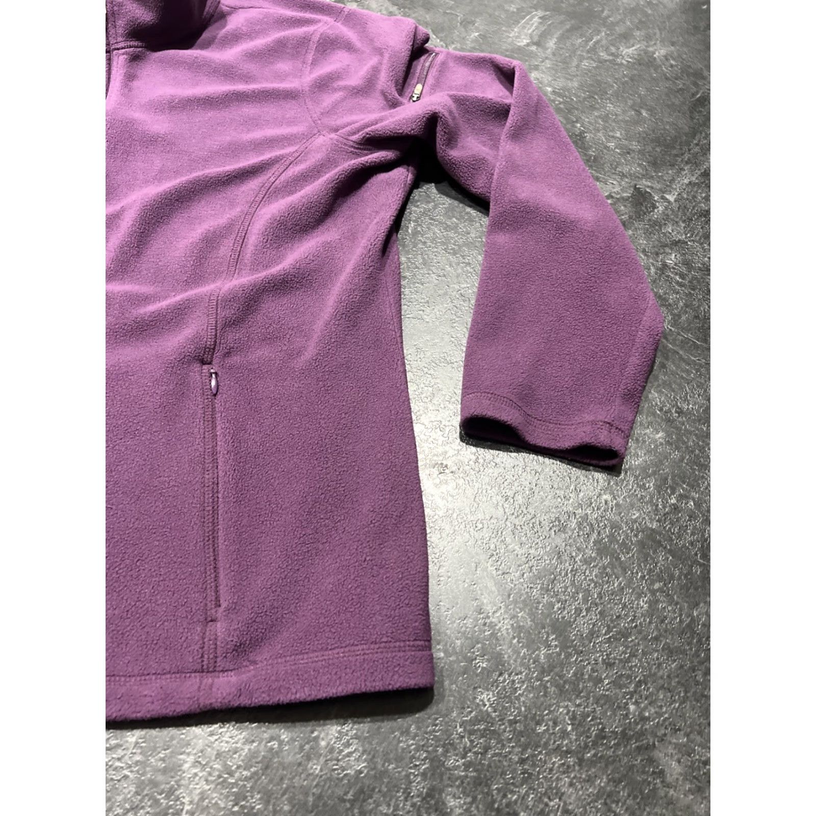 Vintage LL Bean Women Sweater XL Purple Full Zip Fleece Womens Size XL / US 12-14 / IT 48-50 - 4 Thumbnail