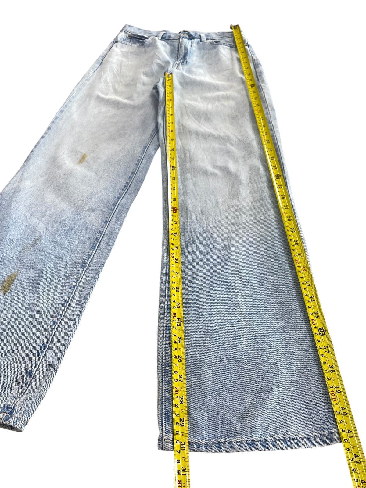 Uniqlo Uniqlo Brand Blue Faded Wash Style Loose Jeans Size US 27 - 12 Thumbnail