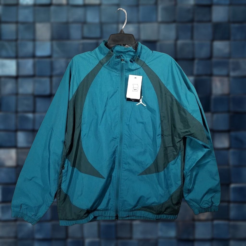 Nike Nike Air Jordan Sport Jam Jacket DX9367-318 Windbreaker Large L Green Hyper Jade Size US L / EU 52-54 / 3 - 1 Thumbnail
