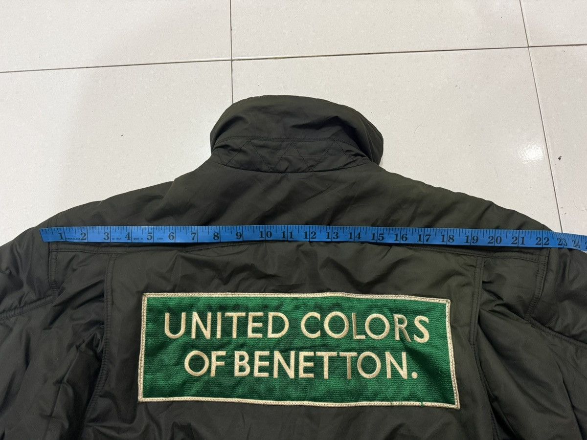 United Colors Of Benetton 90’s UCOB Big Logo Bomber Distress Jacket Size US M / EU 48-50 / 2 - 18 Thumbnail