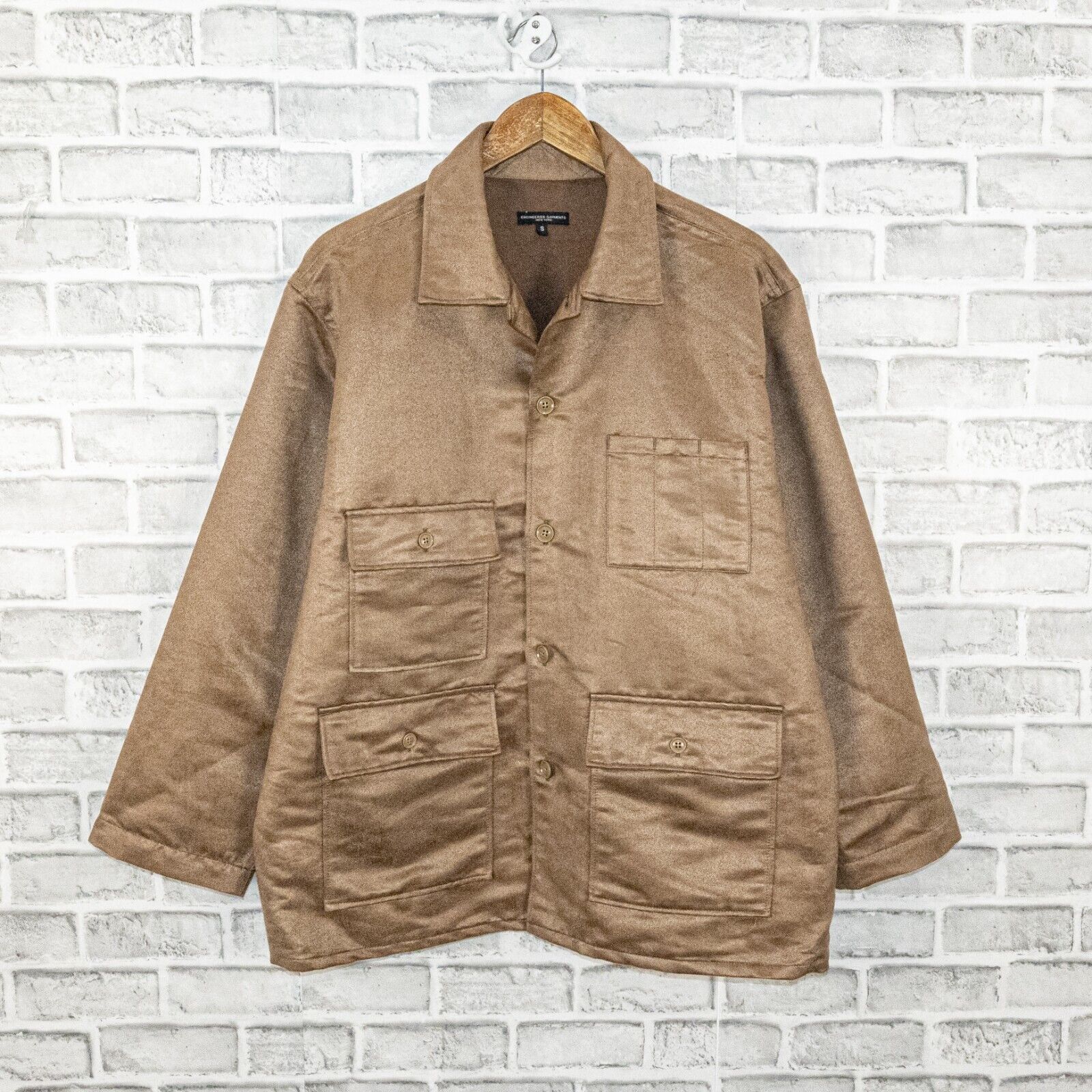Engineered Garments ENGINEERED GARMENTS NY BA Shirt Jacket Suede faux leather Size US S / EU 44-46 / 1 - 1 Thumbnail