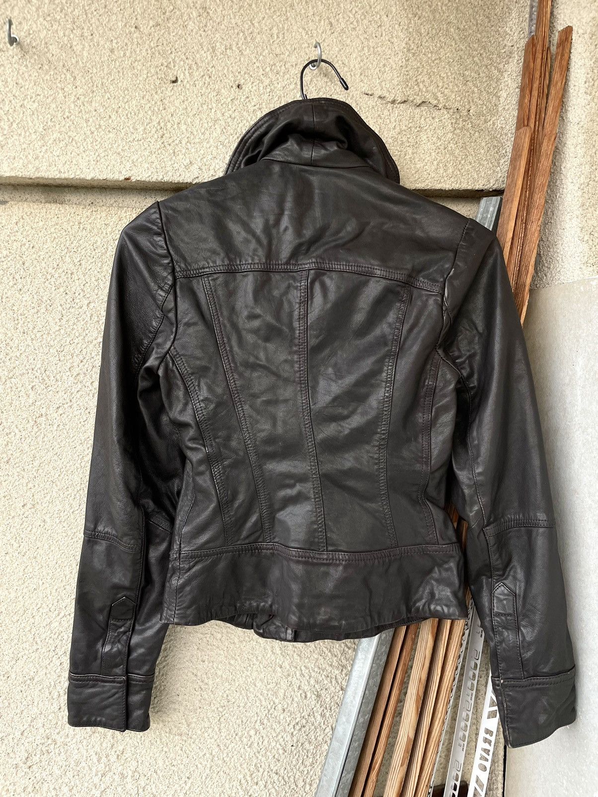 Allsaints Allsaints Belvedere Avant Garde Biker Leather Jacket US 2 Size XS / US 0-2 / IT 36-38 - 18 Thumbnail