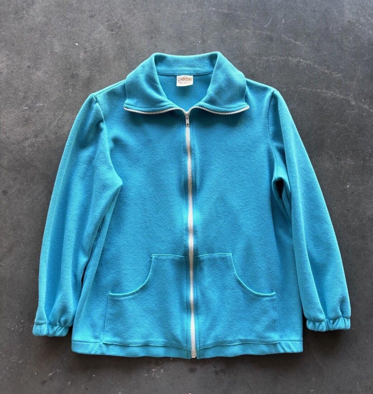 Catalina Vintage 70s 80s Catalina Sportswear Zip Up Sweater Size XXL / US 16-18 / IT 52-54 - 1 Thumbnail