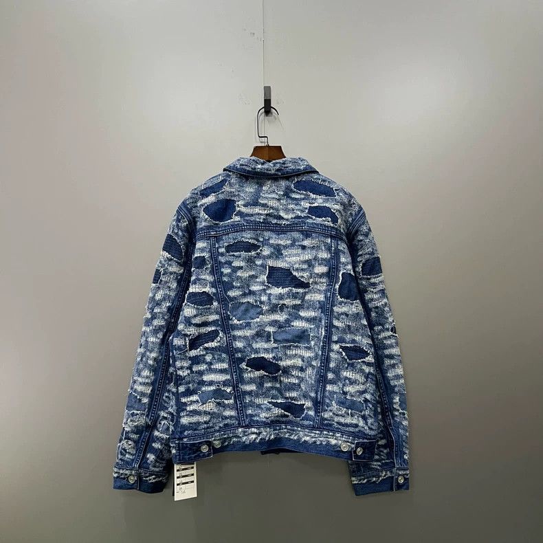 Givenchy Givenchy Big Ripped Denim Jacket 2506-Nextarrow Size US M / EU 48-50 / 2 - 2 Thumbnail
