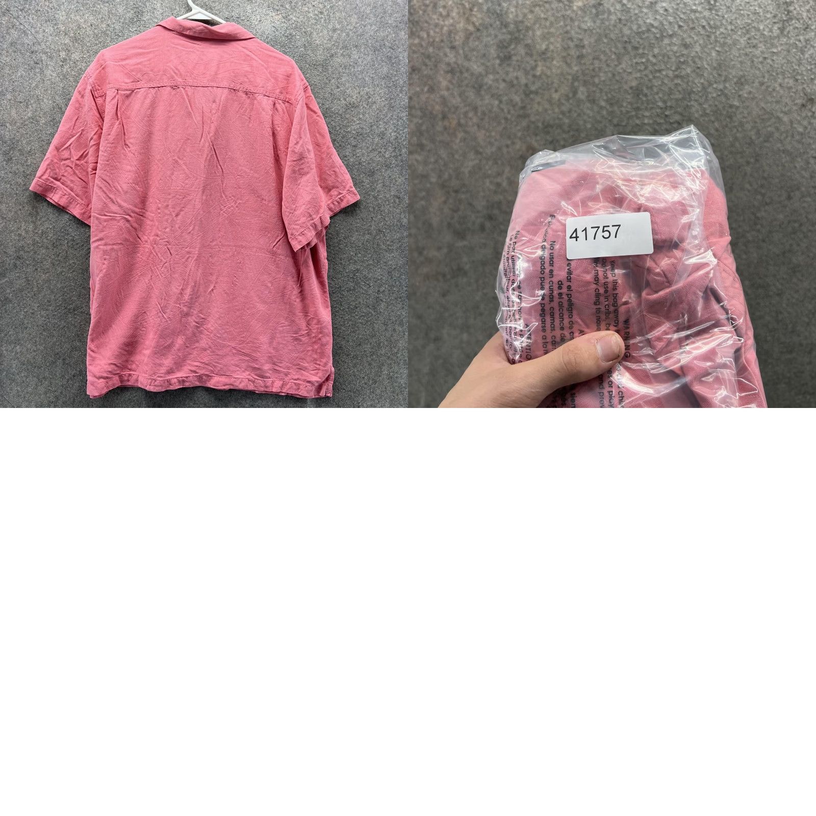 Tommy Bahama VINTAGE Tommy Bahama Shirt Mens XL Pink Silk Camp Short Sleeve Button Front Casual Size US XL / EU 56 / 4 - 8 Thumbnail