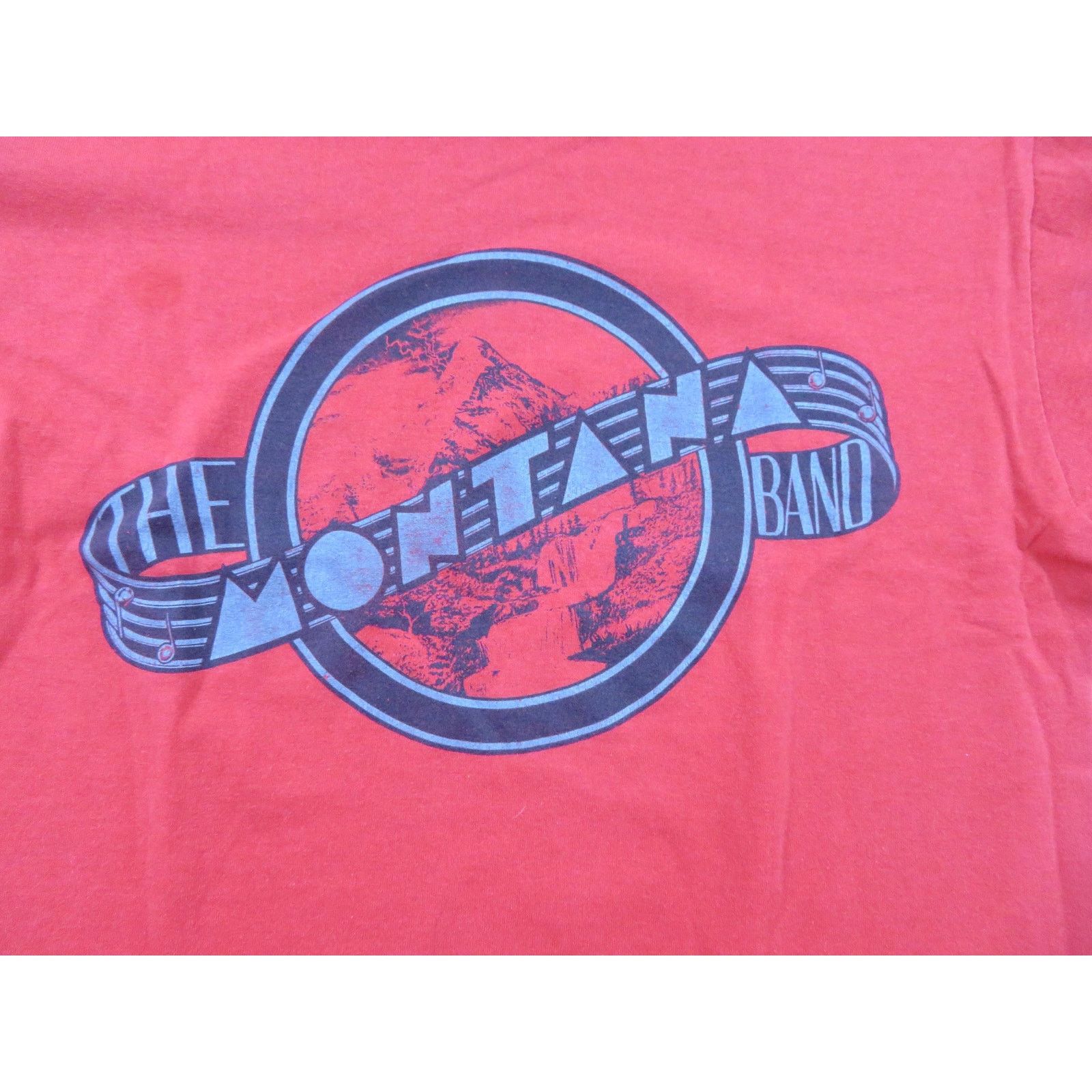 Other The Montana Band Red Black T-Shirt Sz M 1980s Size US M / EU 48-50 / 2 - 6 Thumbnail