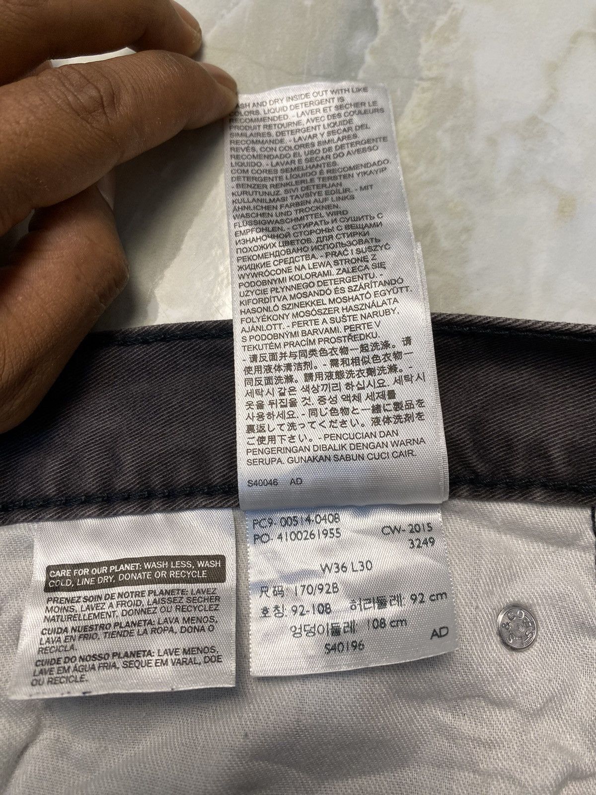 Levi's White Tab Levi’s 514 36x30 Size US 36 / EU 52 - 12 Thumbnail