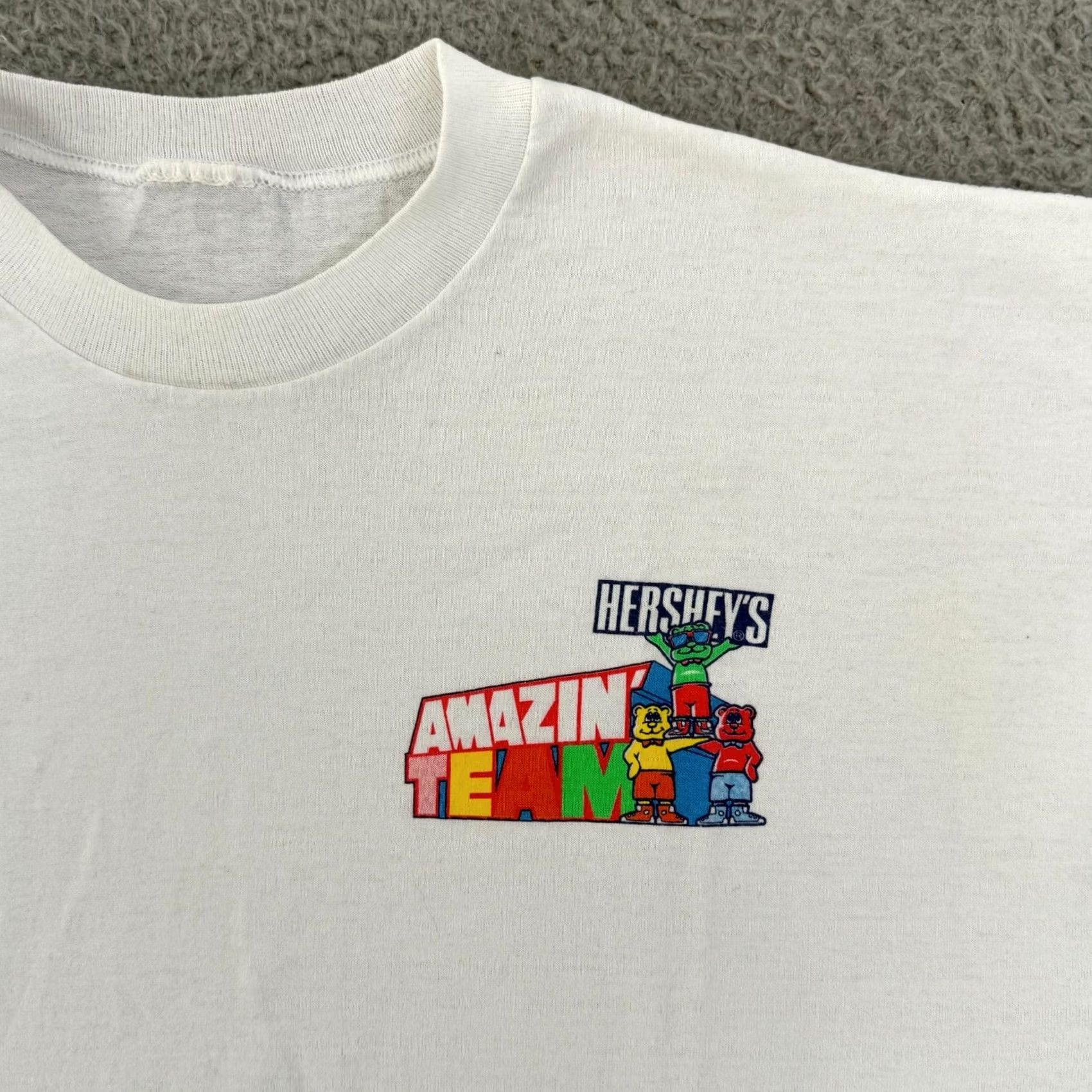 Vintage VINTAGE Hersheypark Shirt Adult Large White Short Sleeve 90s Travel Logo Casual Size US L / EU 52-54 / 3 - 3 Thumbnail