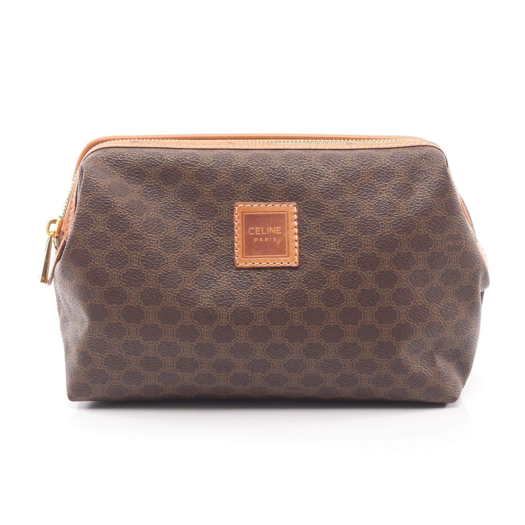 Celine Celine CELINE Macadam PVC pouch Leather Vanity Bag DUTY FREE for USA Size ONE SIZE - 1 Thumbnail