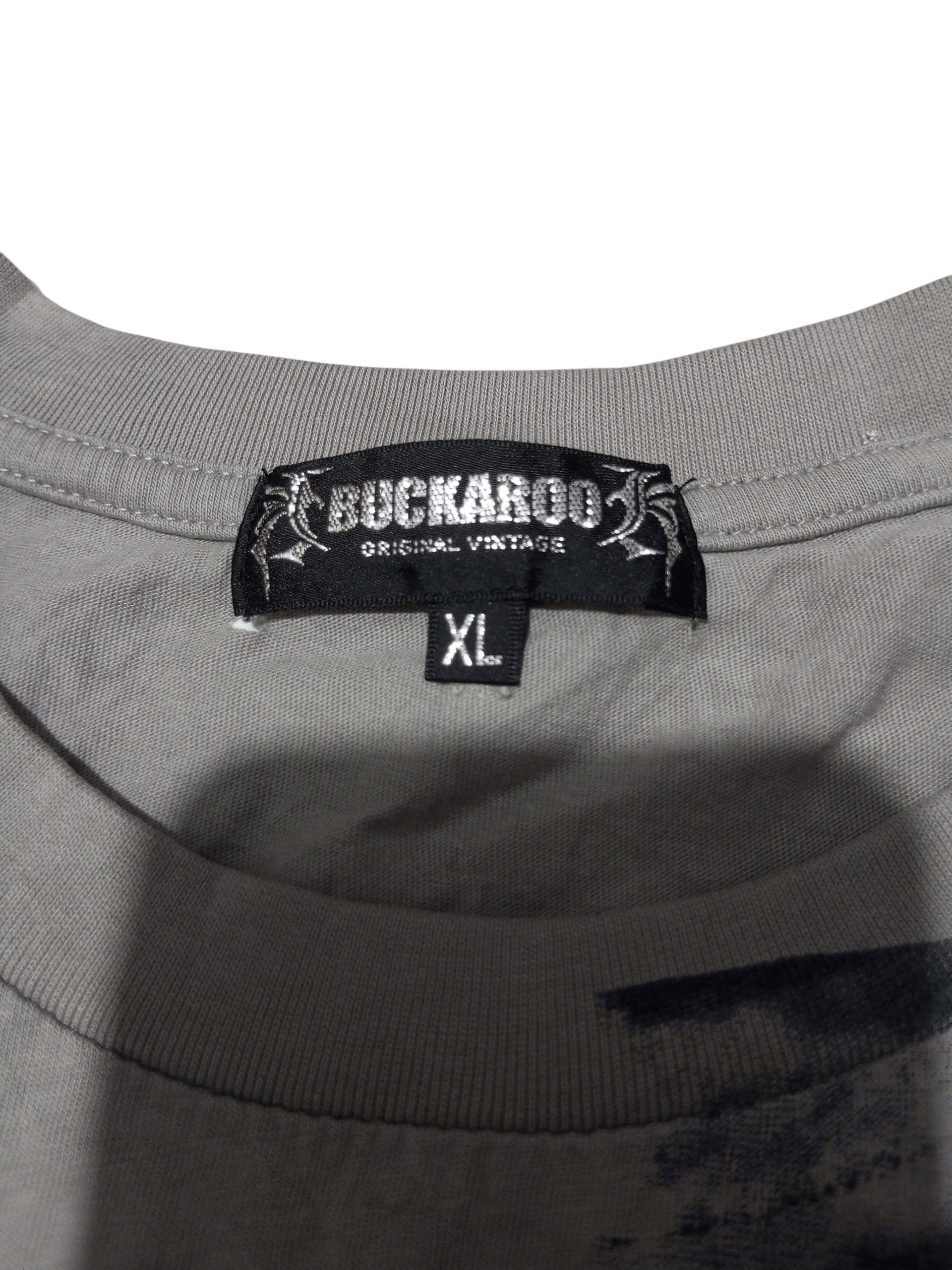 20471120 Vintage Buckaroo jeans all over print rare tshirt Size US L / EU 52-54 / 3 - 14 Thumbnail