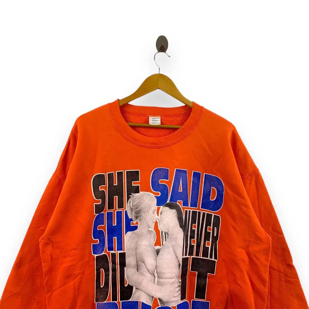 Vintage Vintage SHE SAID NEVER DO IT BEFORE Nude Sexy Glamour Size US XL / EU 56 / 4 - 2 Thumbnail