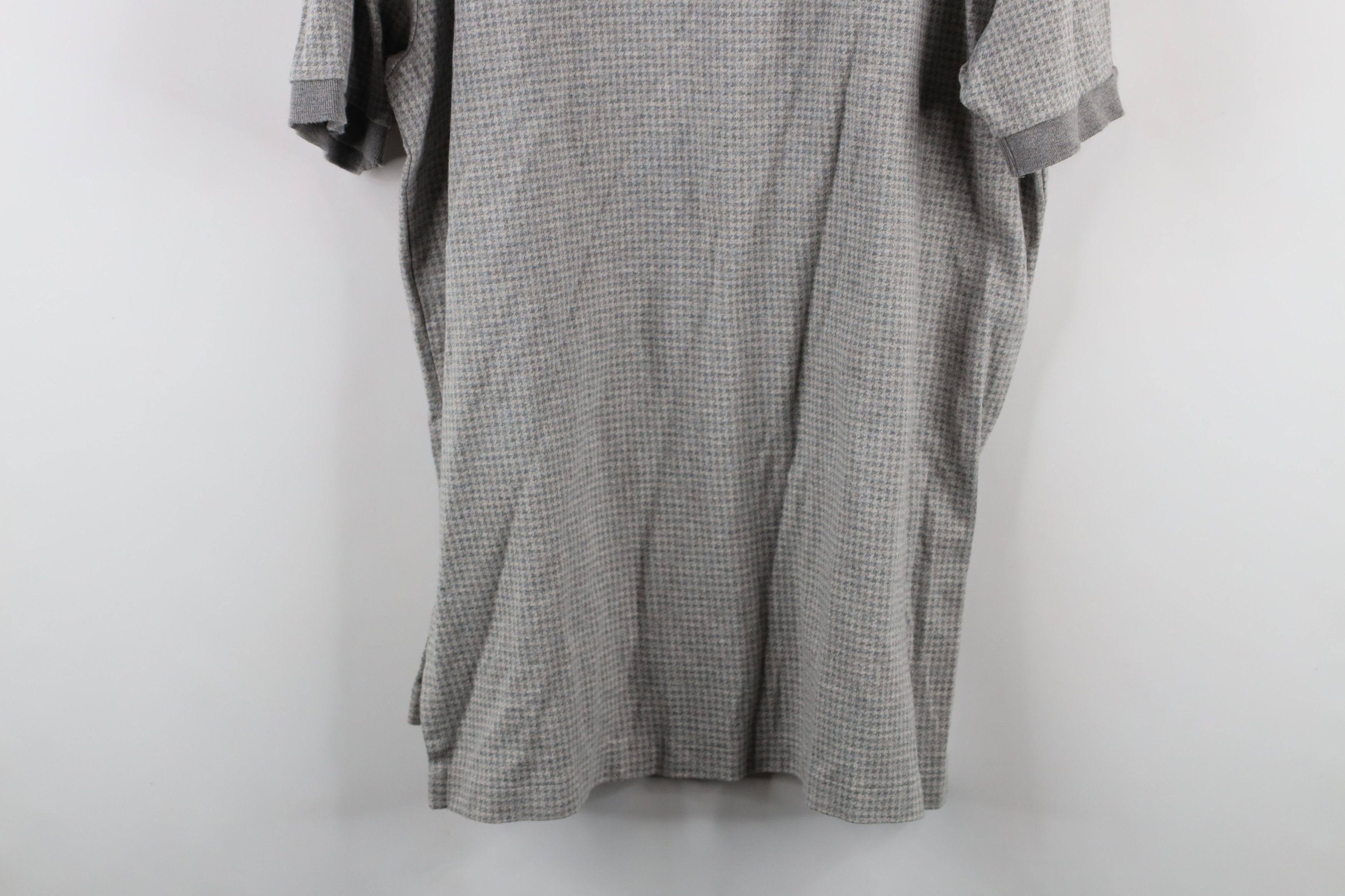 Ralph Lauren × Vintage Vintage 90s Ralph Lauren Houndstooth Collared Polo Shirt Size US L / EU 52-54 / 3 - 12 Thumbnail