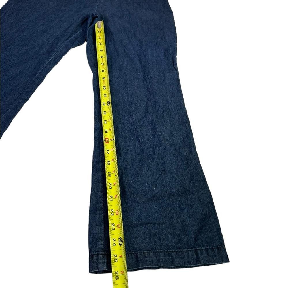 Free People Free People l Dark Wash High Rise Wide Leg Jeans Size 4 Size 27" / US 4 / IT 40 - 5 Thumbnail