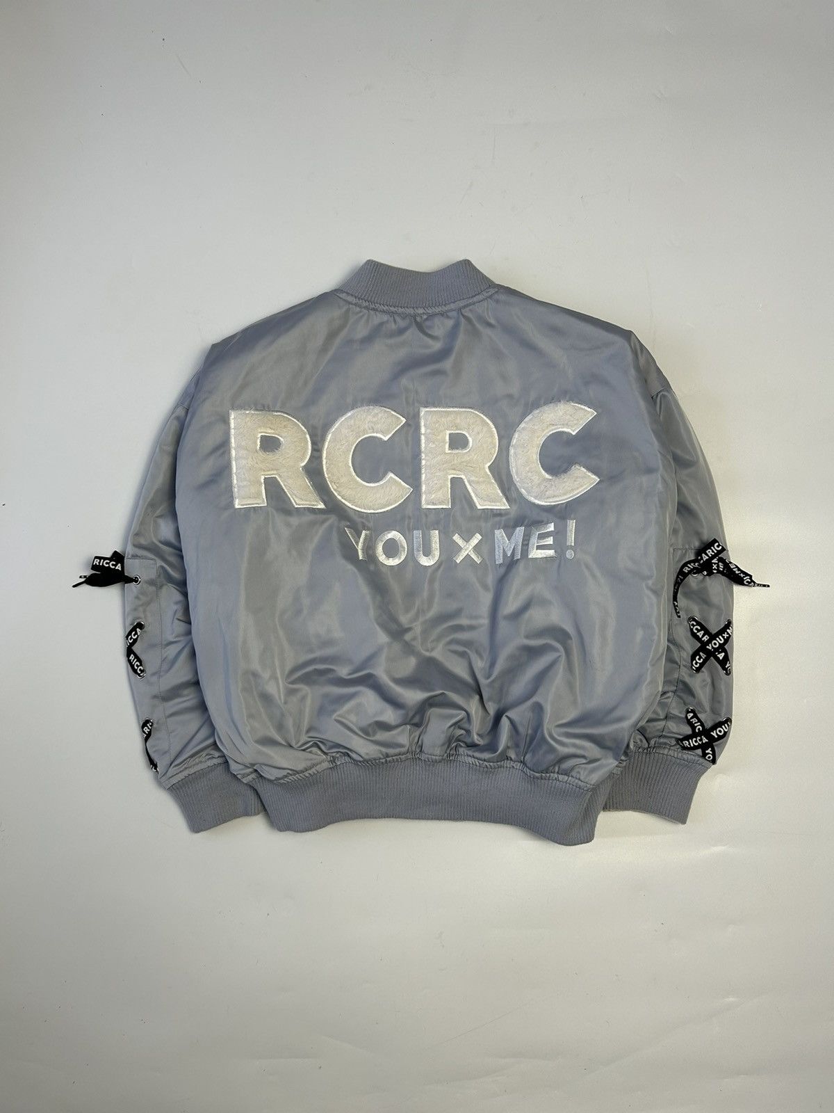Japanese Brand RICCA RICCA YOU X ME RIBBON STYLE REVERSIBLE BOMBER JACKET Size M / US 6-8 / IT 42-44 - 5 Thumbnail