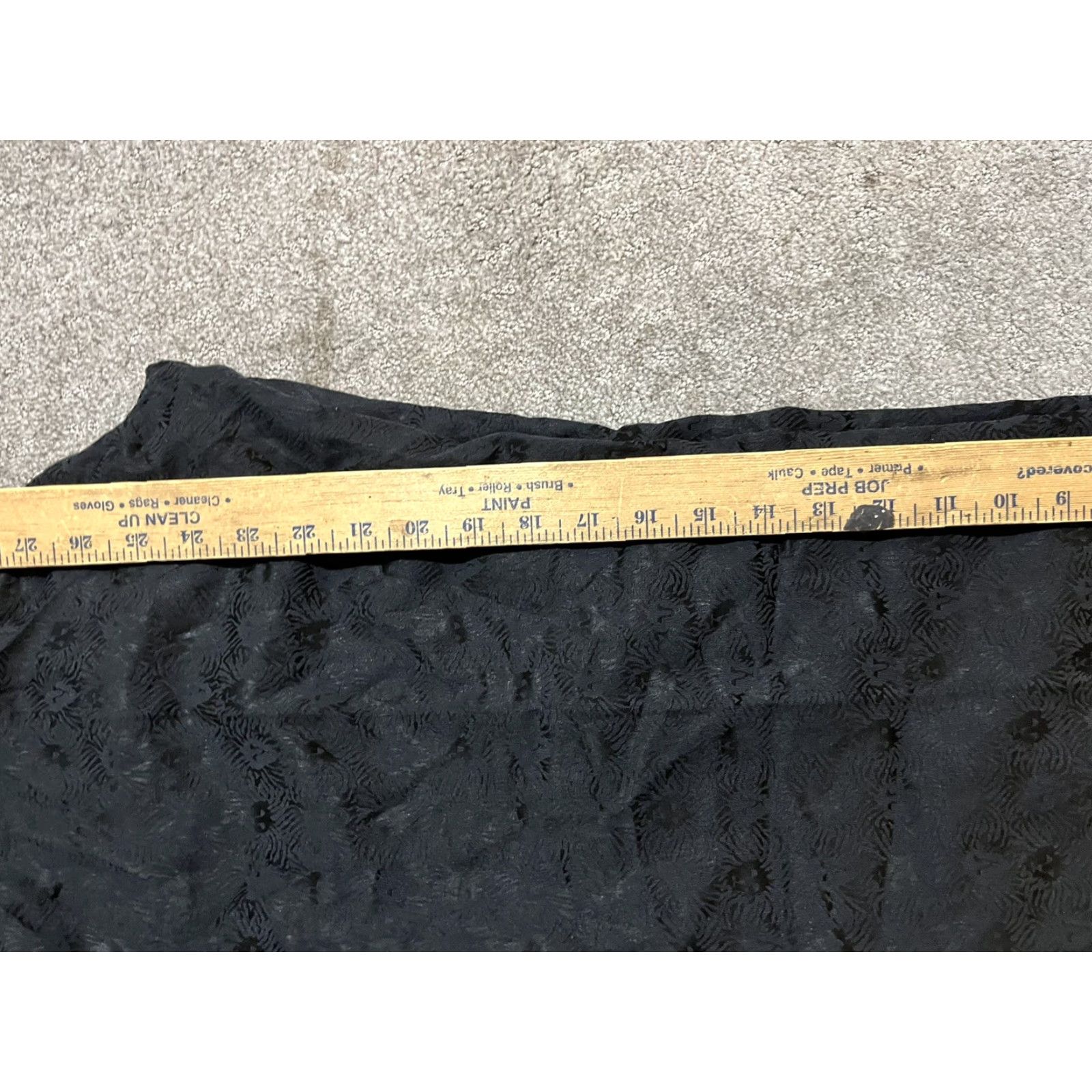 Anne Klein VINTAGE Anne Klein Pants Black Floral Print 12P Petite Size 34" / US 12 / IT 48 - 6 Thumbnail