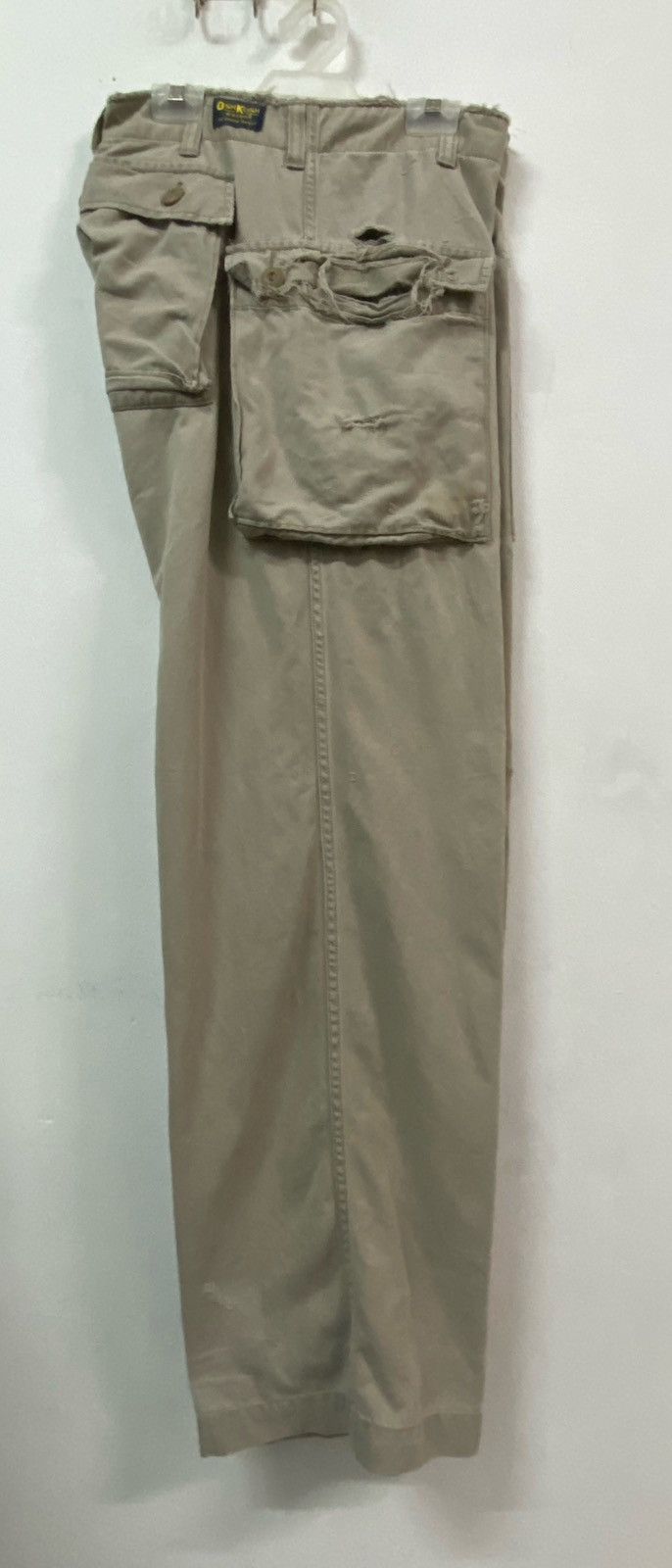 Japanese Brand Oshkosh Cargo Monkeypants Distressed Size US 31 - 3 Thumbnail
