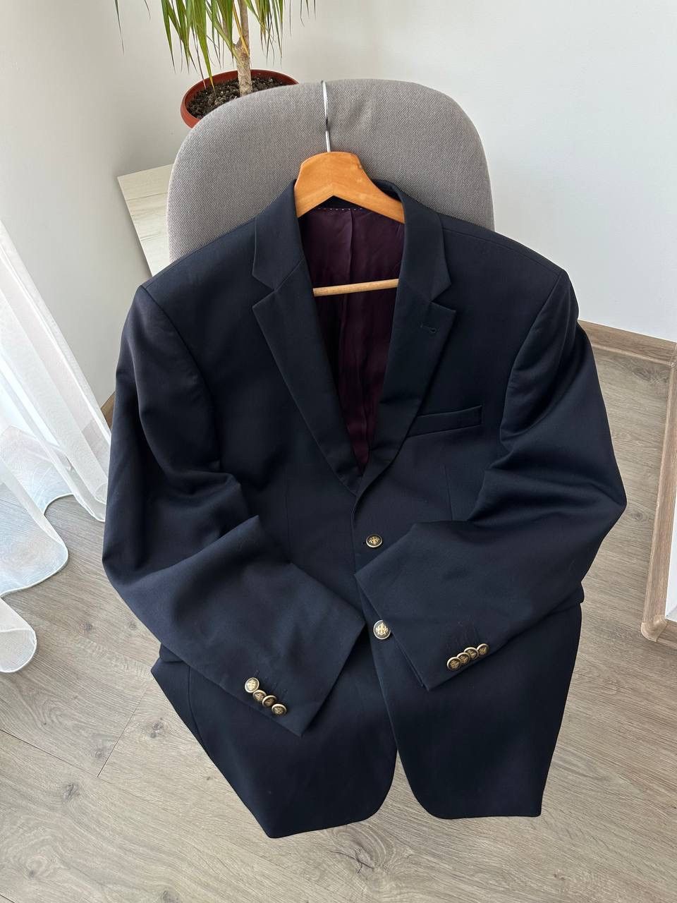 Vintage × Z Zegna Vintage Japanese Ermenegildo Tessuto Zegna Blazer Jacket Size 42R - 16 Thumbnail