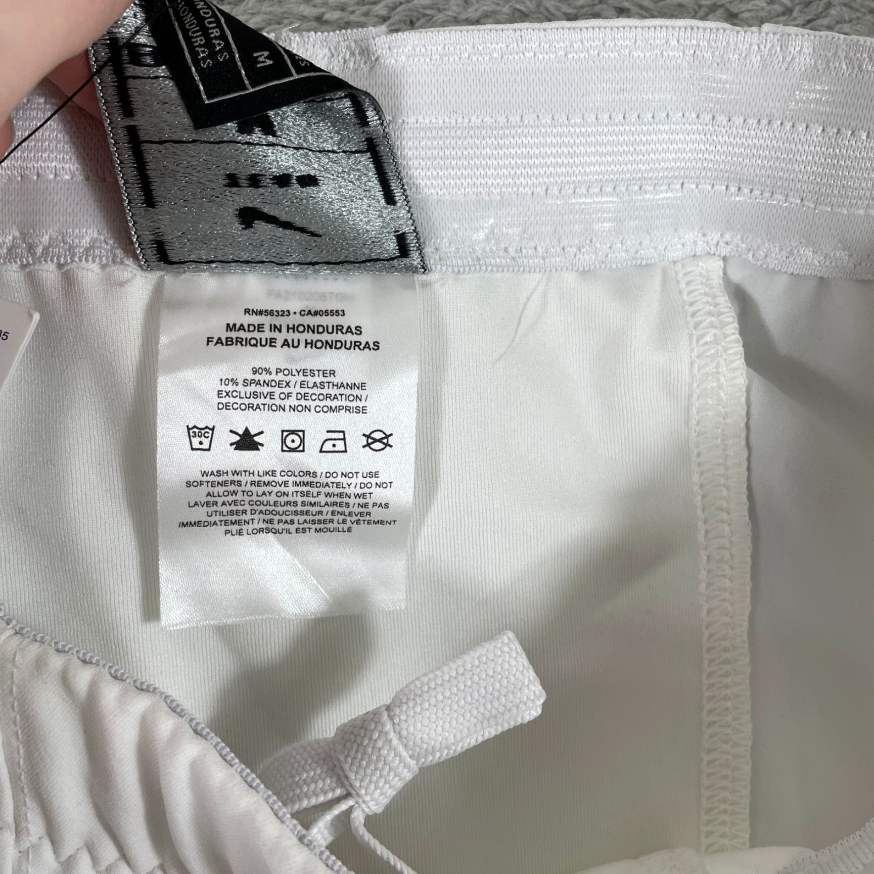 Nike Nike Football Girdle Mens Medium White Dri-FIT Compression Shorts CW3972-100 Size US 31 - 6 Thumbnail