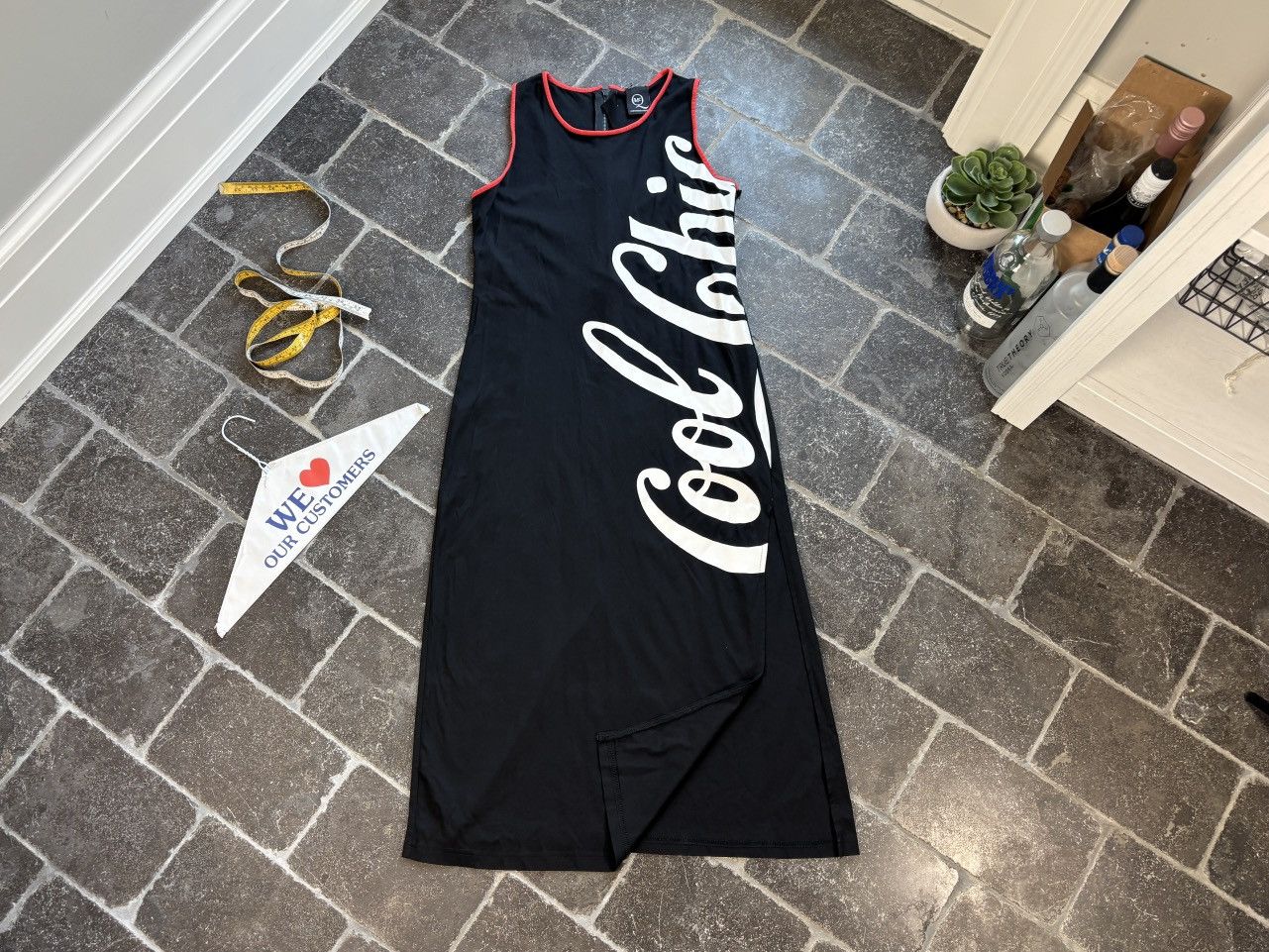 Vintage 2010s Coke Zero Dress McQueen Moschino Cool & Chic Bodycon Size M / US 6-8 / IT 42-44 - 22 Thumbnail