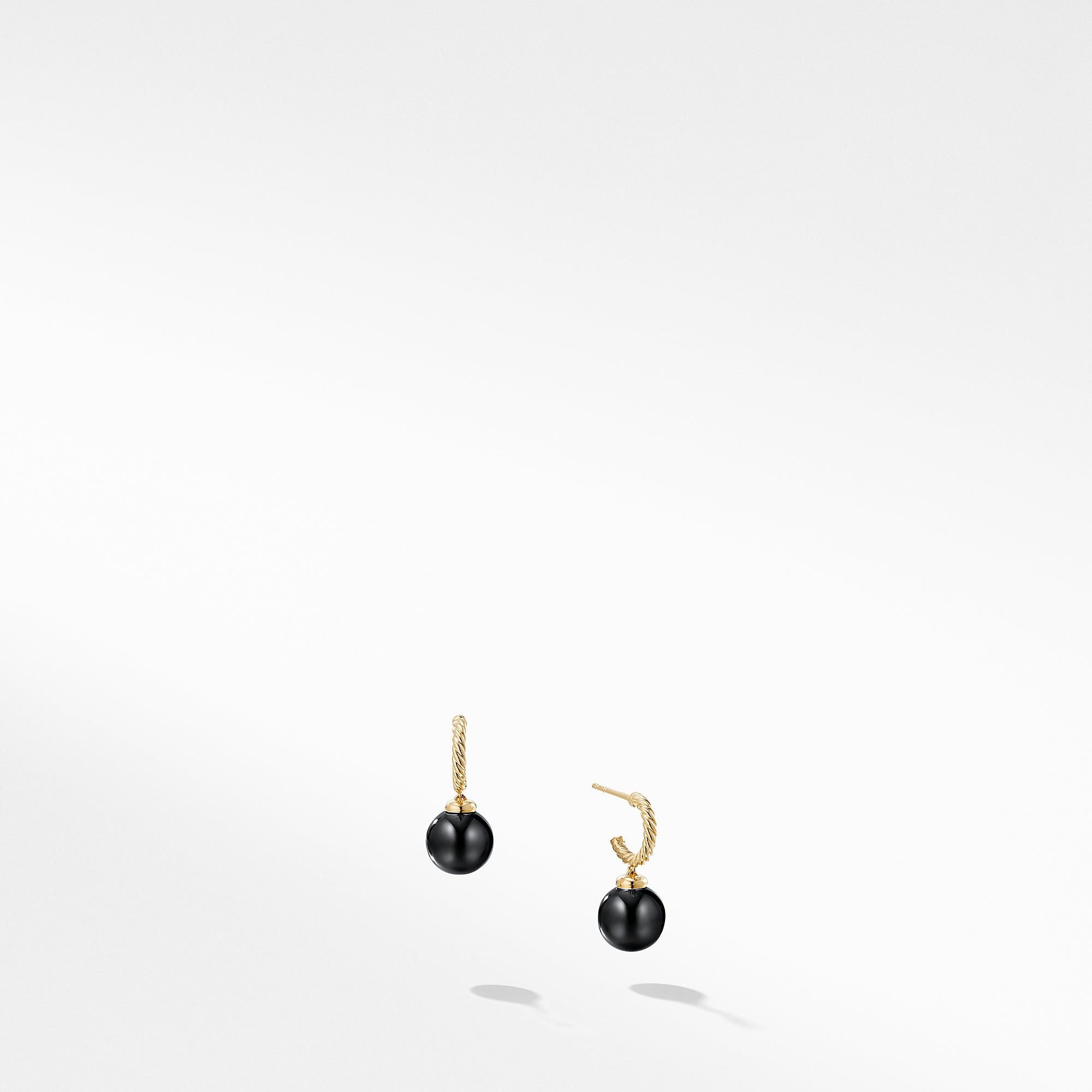 David Yurman o1w1db10325 Earring with Black Onyx in 18K Gold Size ONE SIZE - 1 Preview