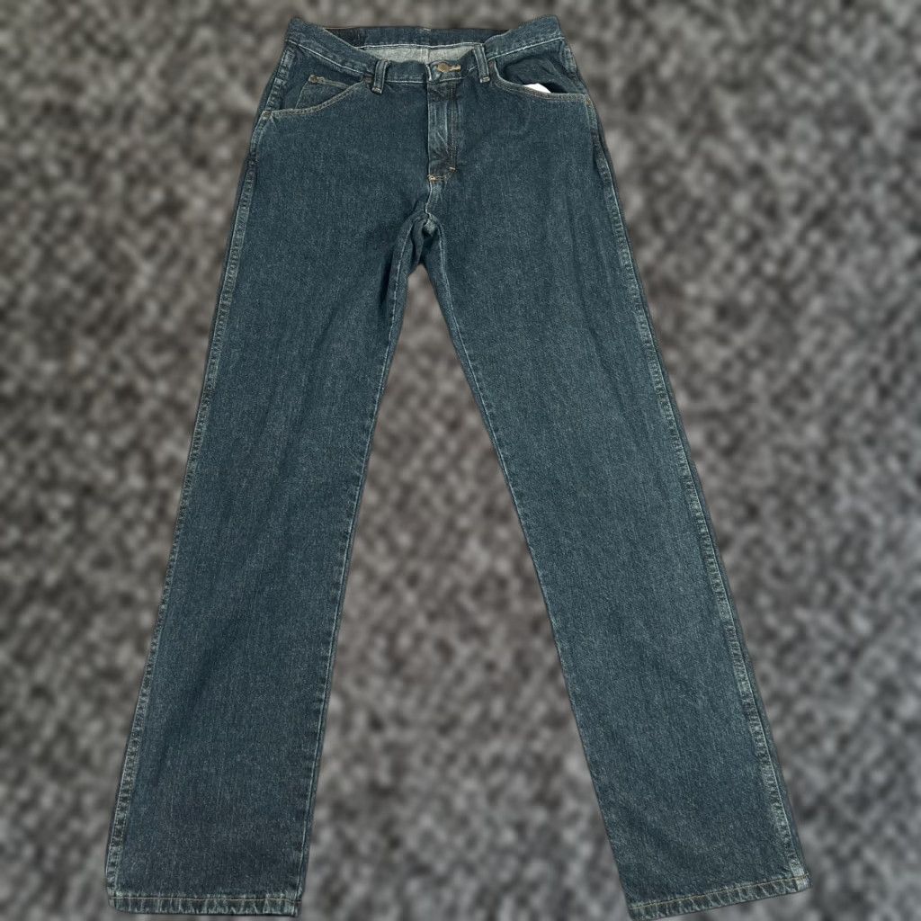 Wrangler Wrangler Jeans Mens 32x34 Blue Denim Regular Fit Straight Leg 965T1QS Size US 32 / EU 48 - 1 Thumbnail