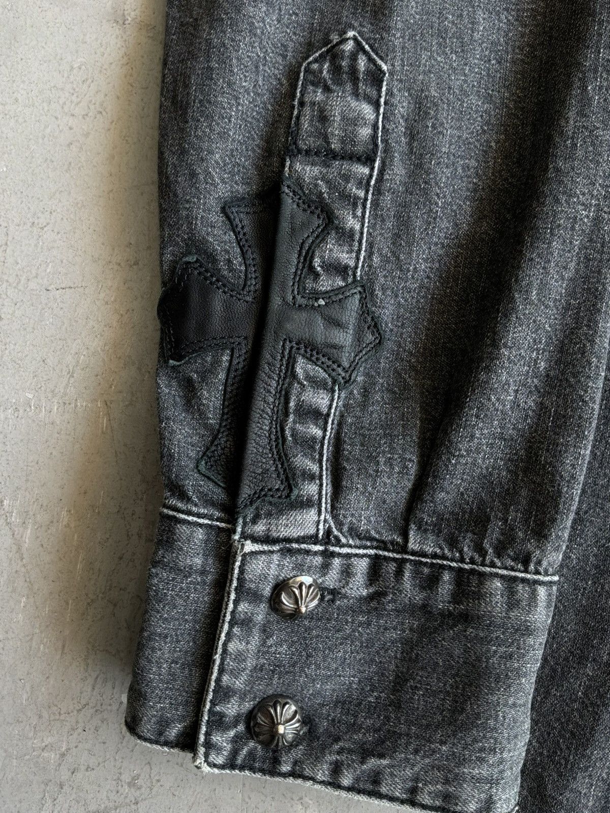 Chrome Hearts Chrome Hearts - Selvedge Denim Workdog Shirt Size US M / EU 48-50 / 2 - 6 Thumbnail