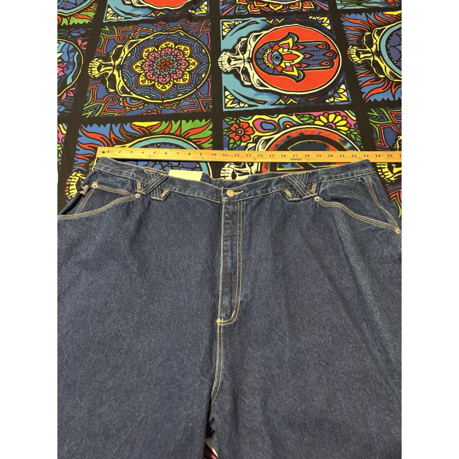 Other Vintage y2k southpole denim NWT 50 x 13 jorts shorts Size US 28 / EU 44 - 8 Thumbnail