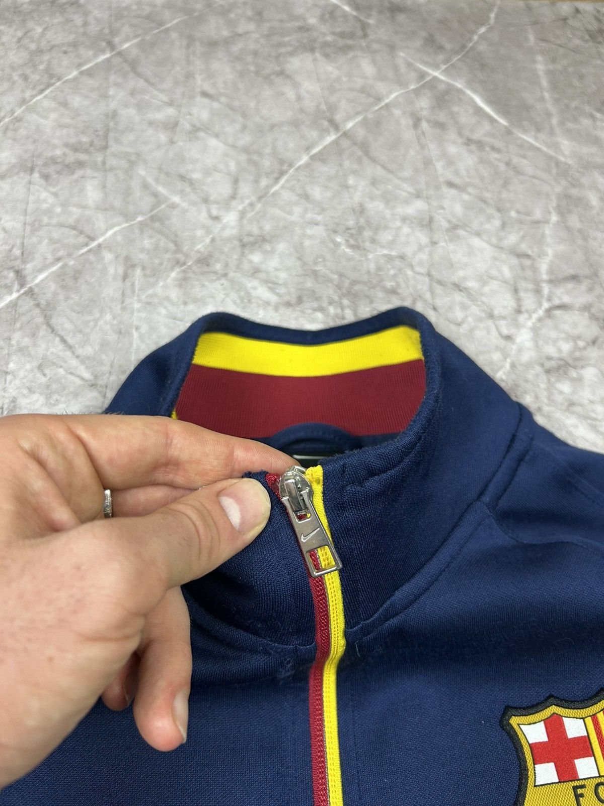 Nike Nike F.C. Barcelona Football Track Top Soccer Jacket Rare Size US L / EU 52-54 / 3 - 6 Thumbnail
