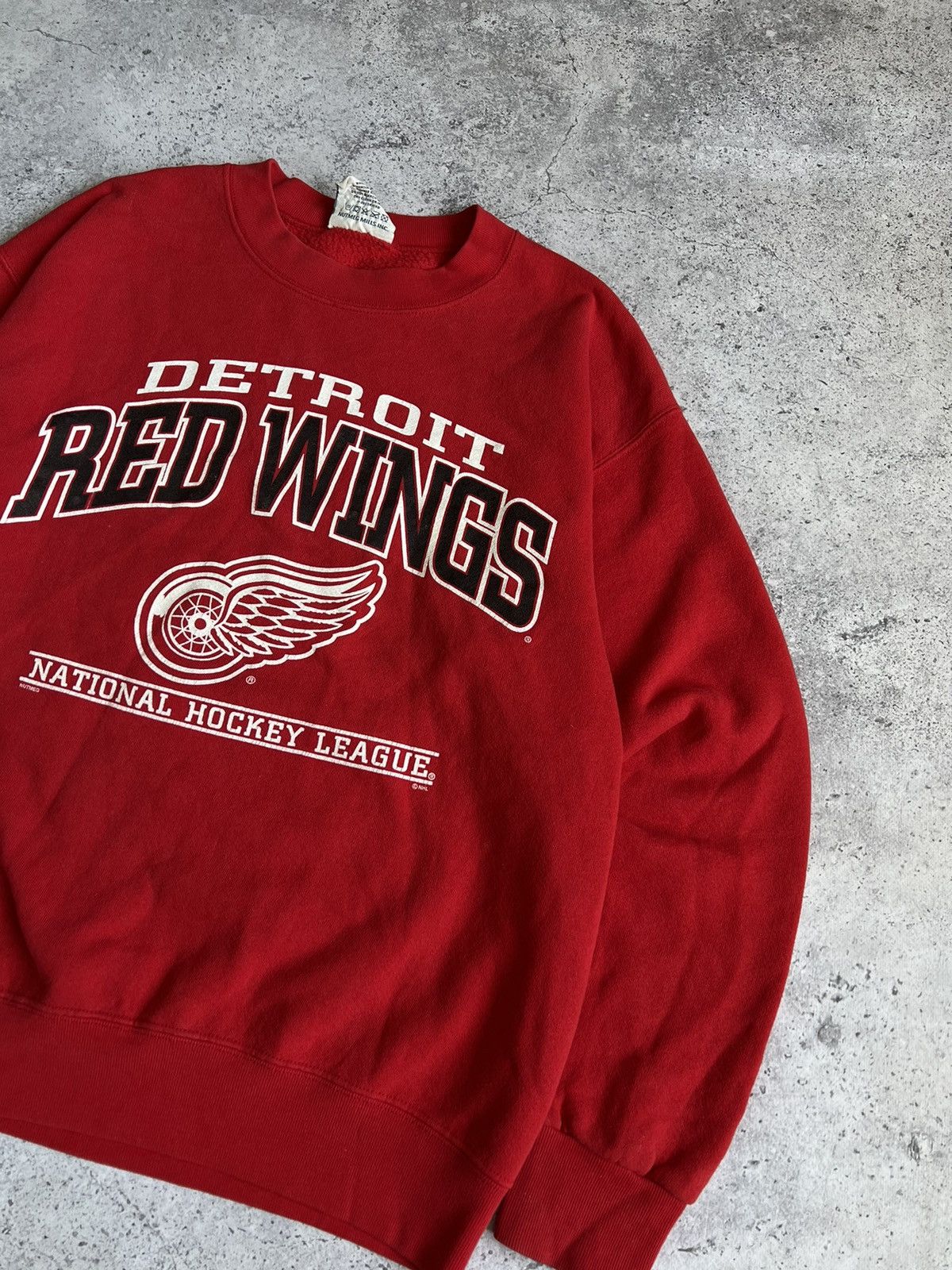 Lee Vintage Detroit Red Wings Crewneck Sweatshirt NHL Medium Size US M / EU 48-50 / 2 - 2 Thumbnail
